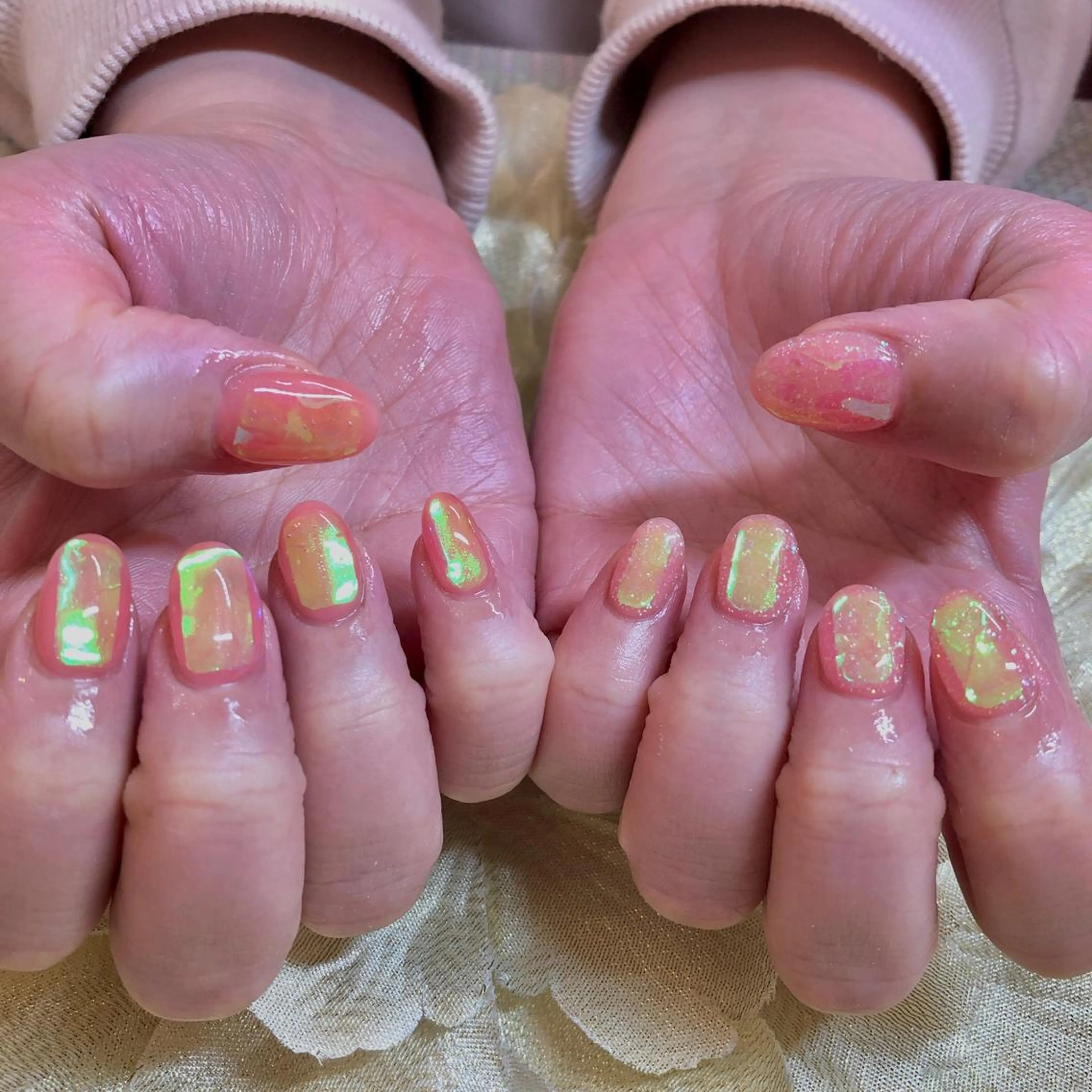 ネイル 氷ネイル・うるうるネイル J terrace Nailのネイルデザイン