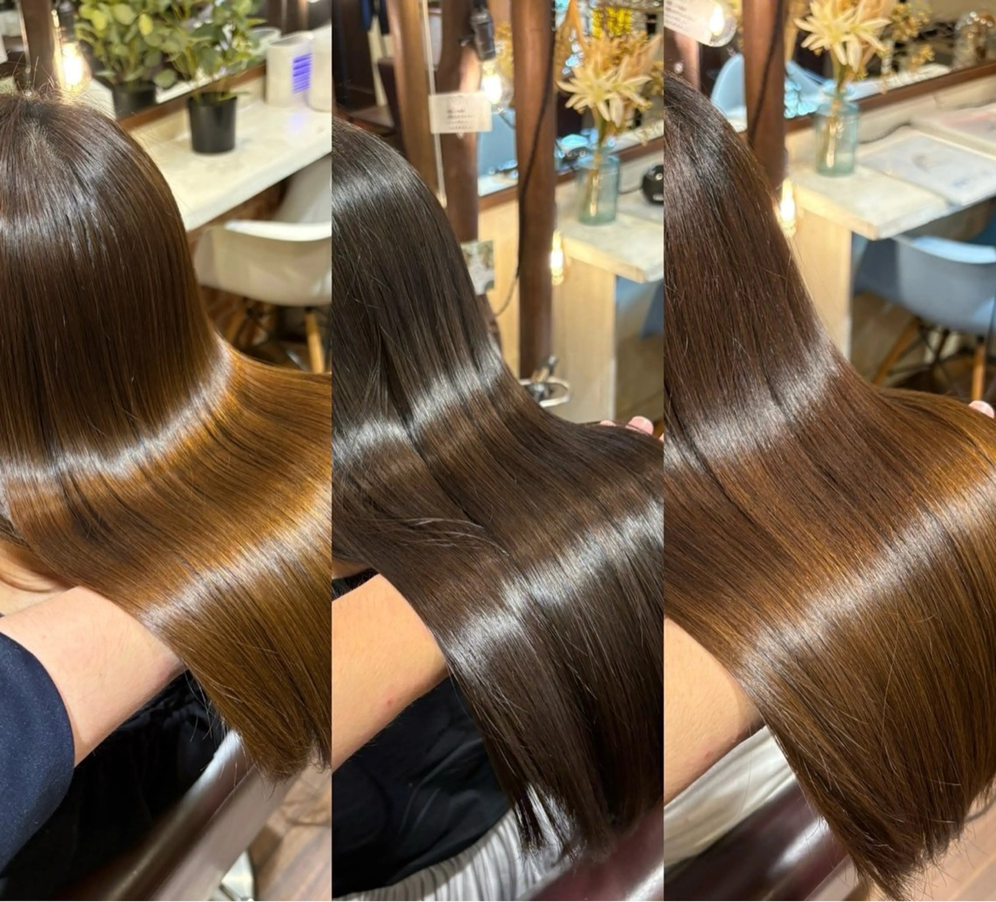 ロング カラー 石野 しおりのヘアスタイル