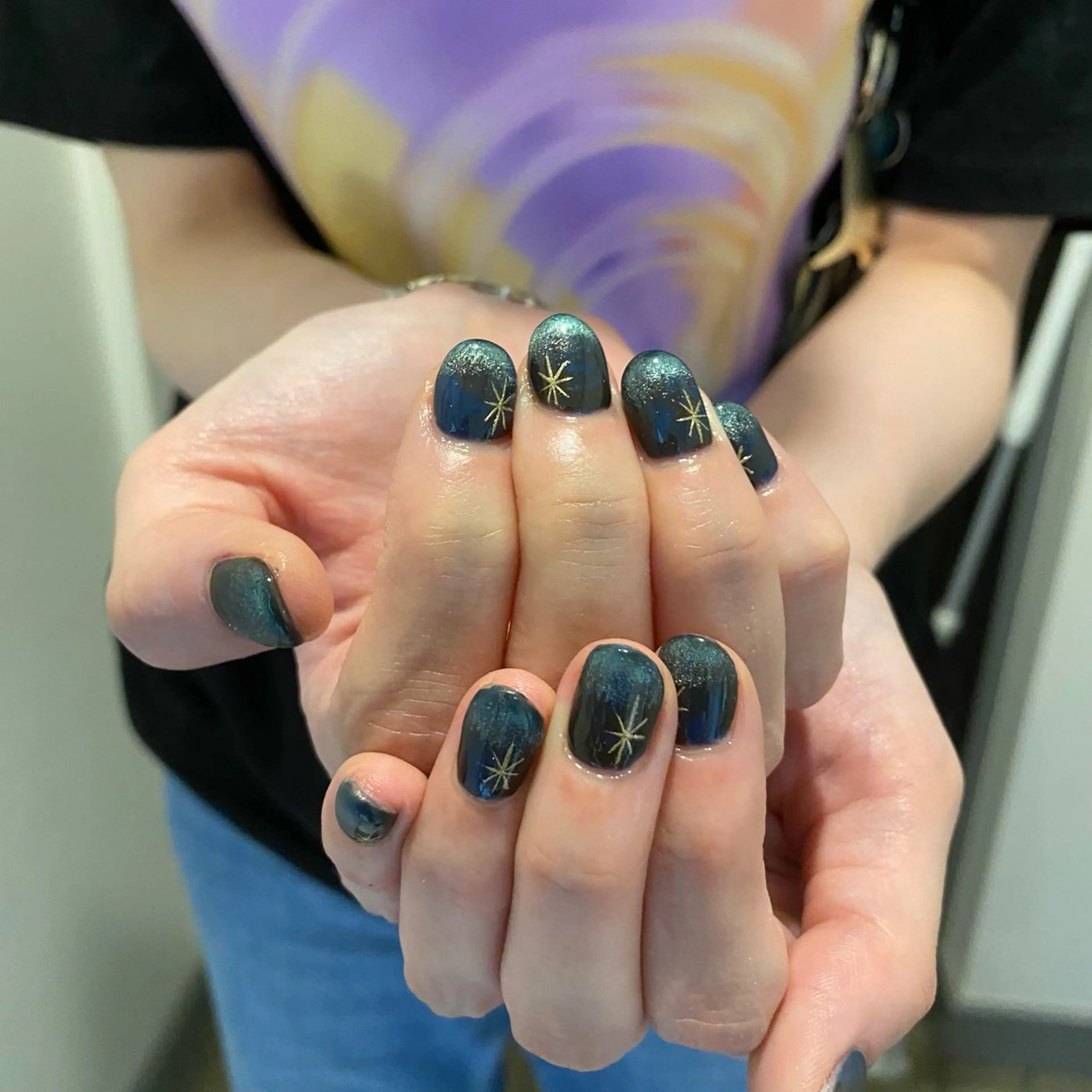 ネイル マグネットネイル 大理石ネイル(マーブル) 持ち込み KAONAIL 入間店【rio】のネイルデザイン