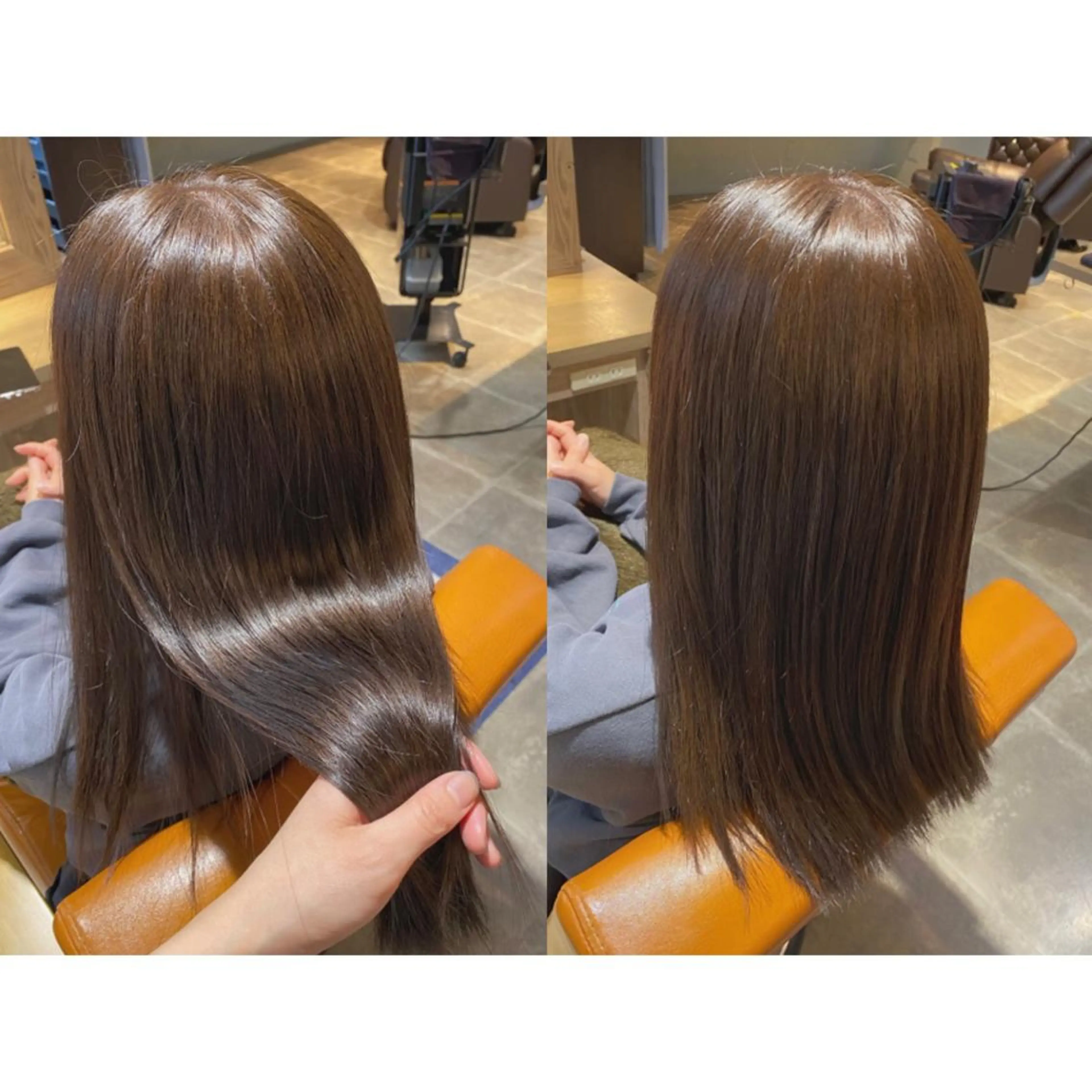 カラー ブリーチ ブリーチなしカラー カット ヘアカラー トリートメント 🐻結んで可愛い hair EMI🐻のヘアスタイル