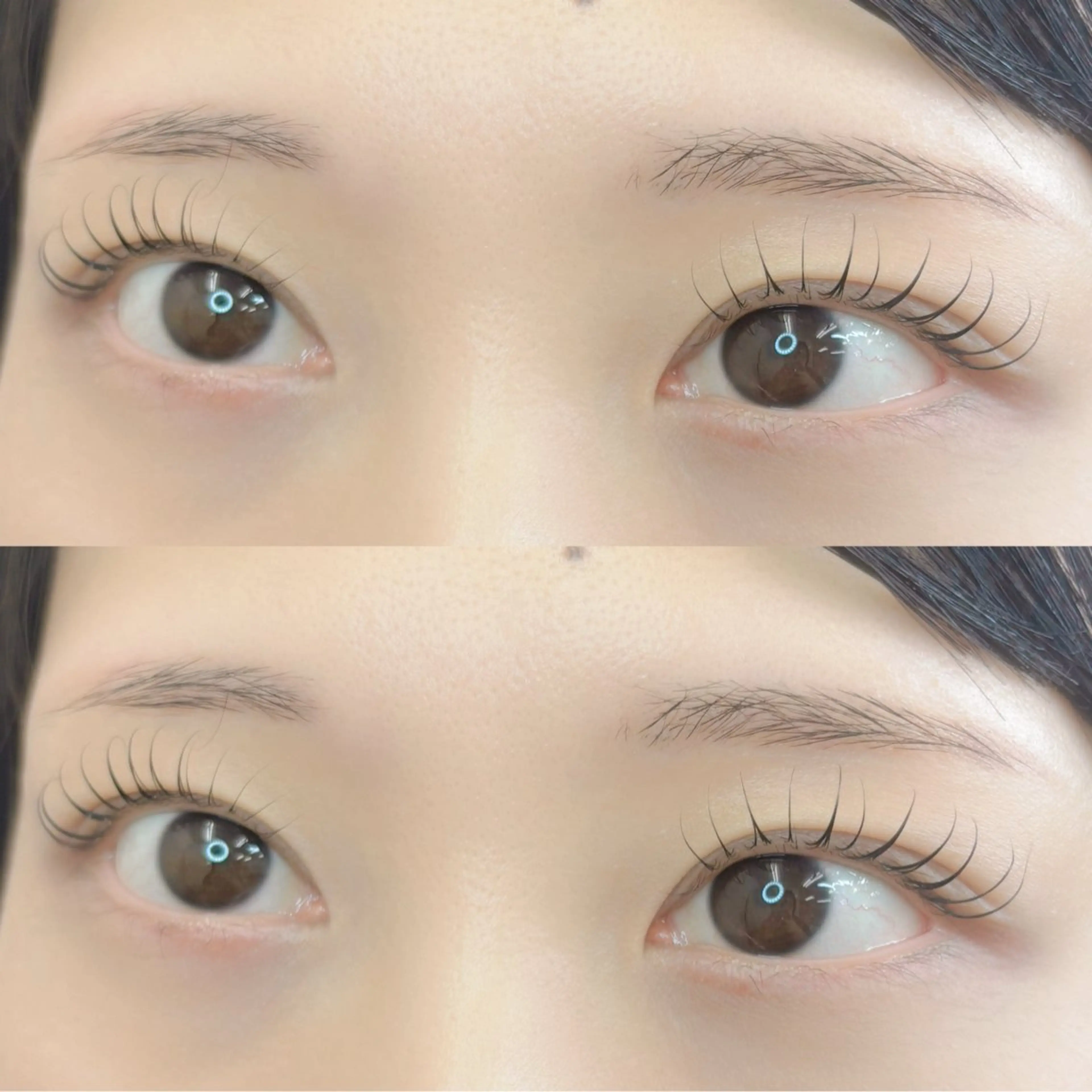 マツエク・マツパ 束感まつ毛 ナチュラル 韓国まつげ_束エク ⟡mikoのマツエク・マツパデザイン