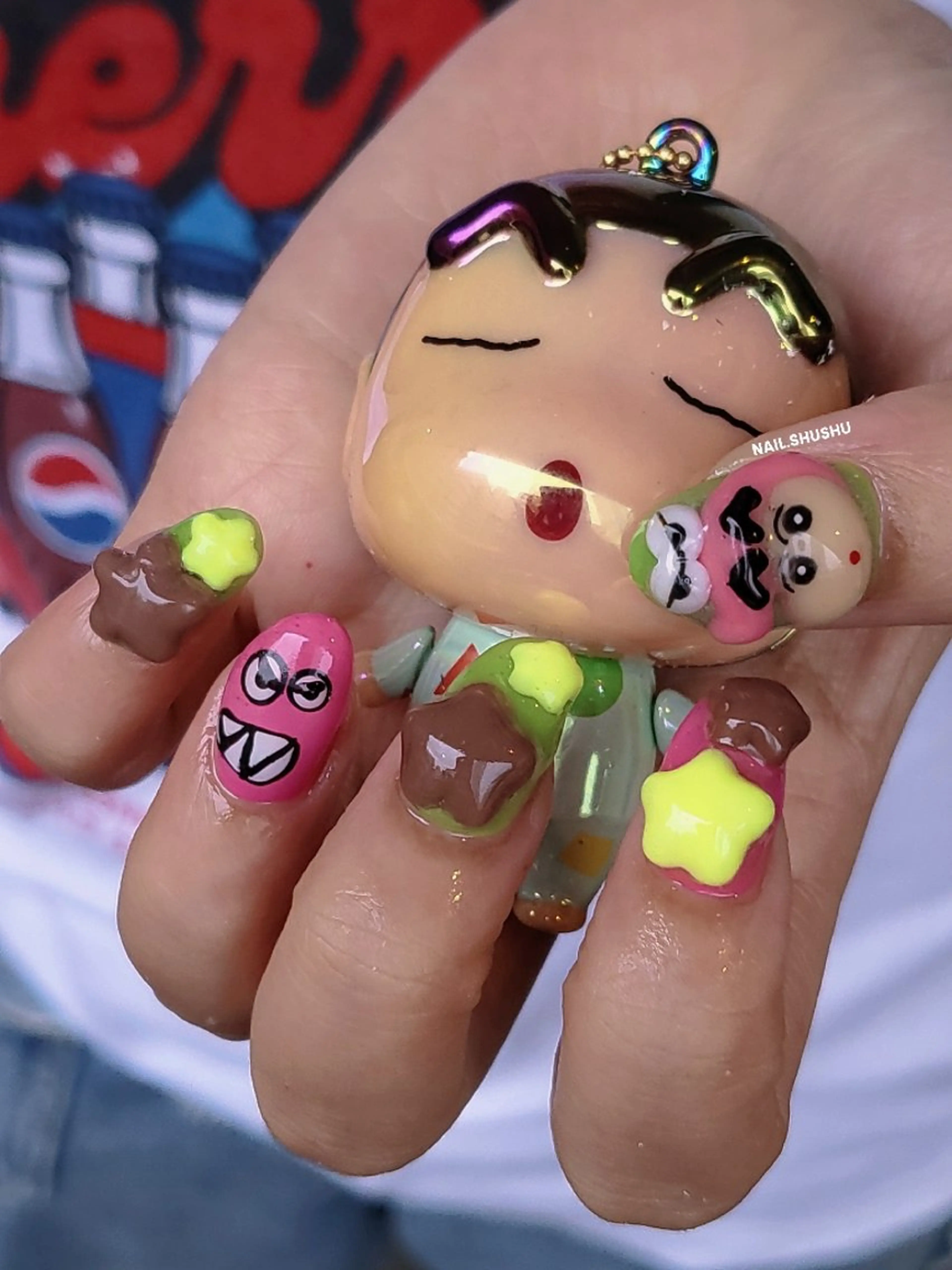 ネイル 3dパーツ/流行り 👧shushu❤️のネイルデザイン