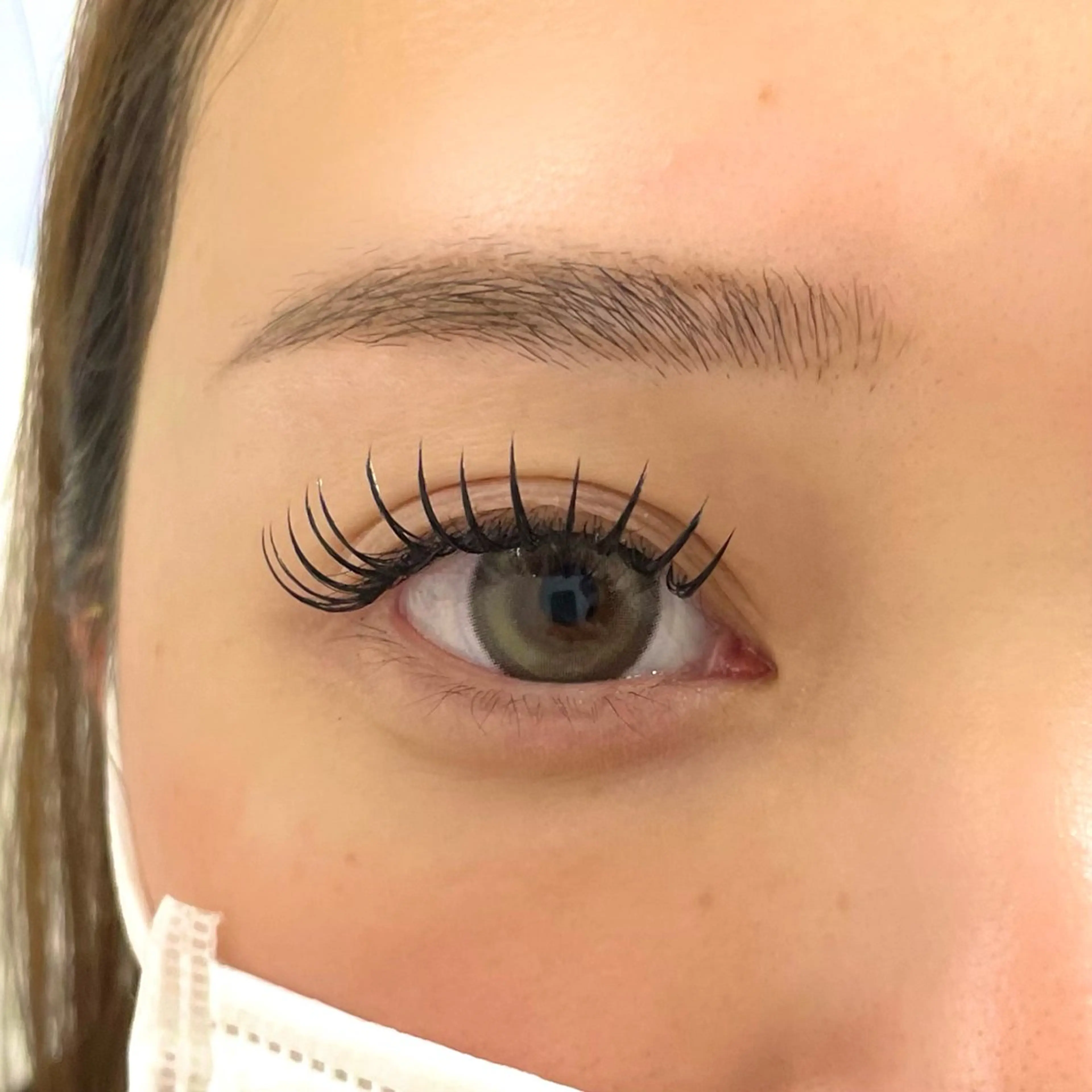 ダブルフラットラッシュ100束（200本）オフ込み🎀コーティング付きの写真