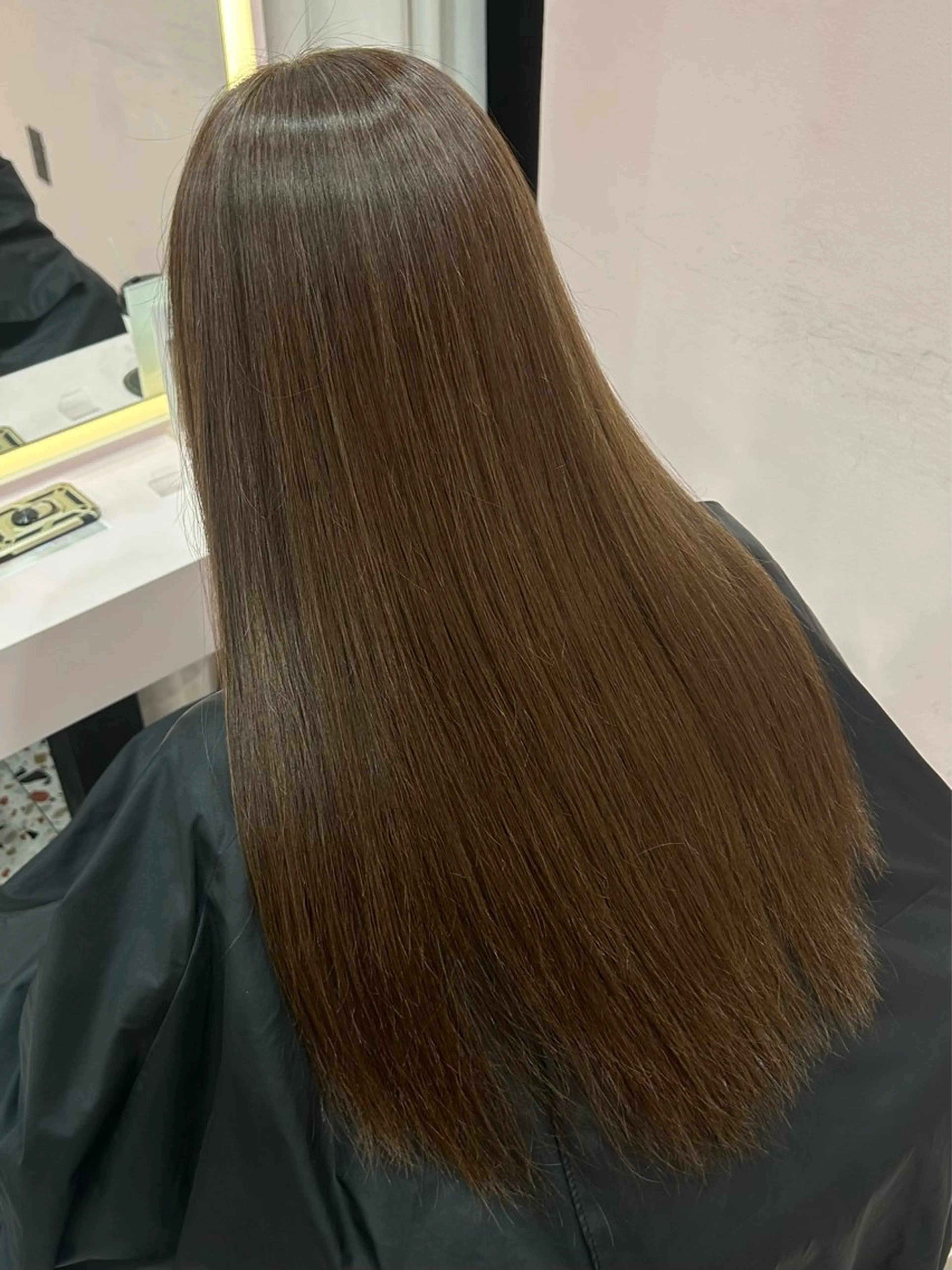 ロング カラー ベージュカラー ブリーチ ブラウンカラー ショコラブラウン ダブルカラー カット ヘアカラー トリートメント 原宿／ワンホンヘア SAAYA🖤のヘアスタイル