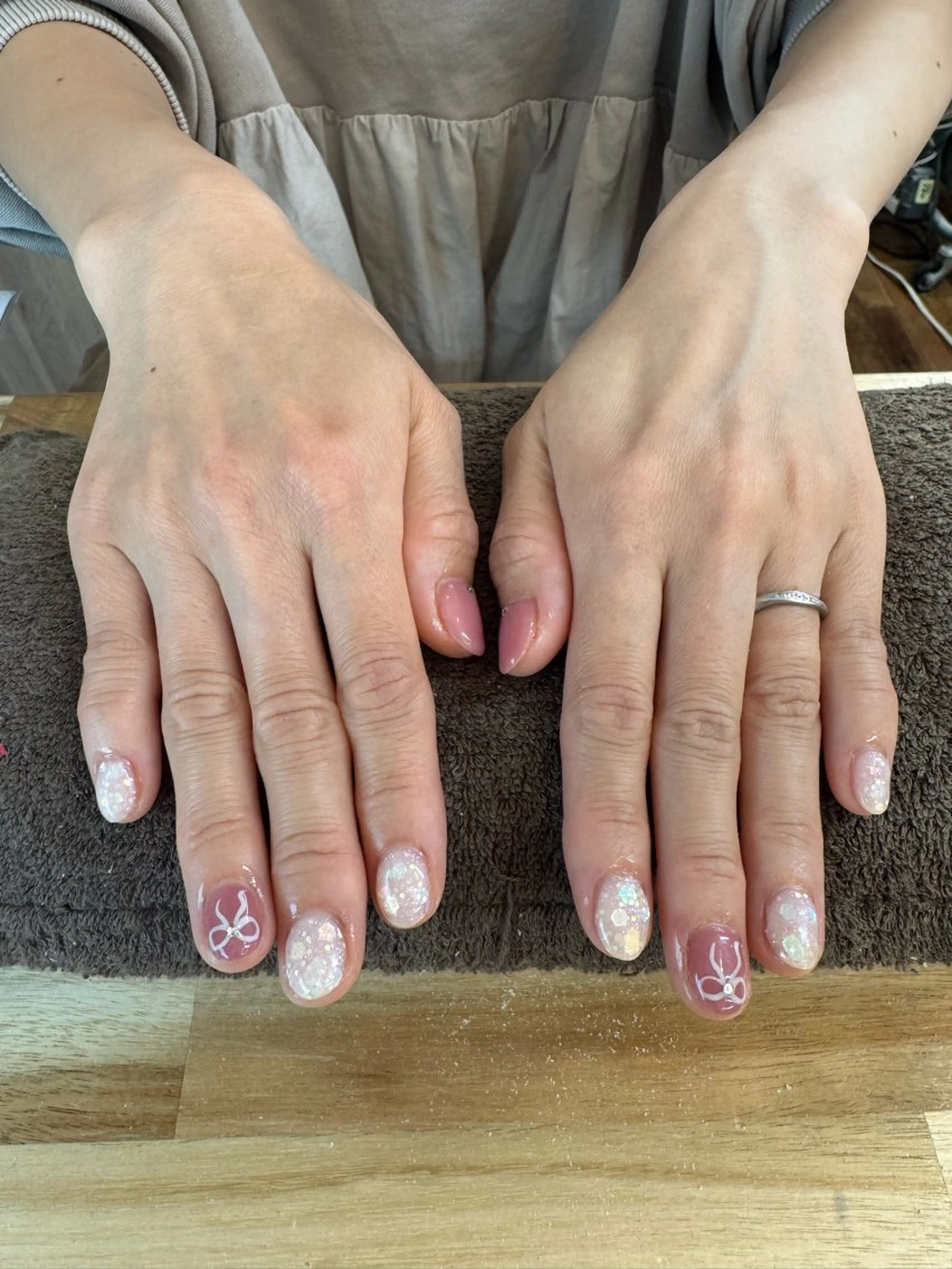 ネイル シンプルネイル 小西 美桜のネイルデザイン