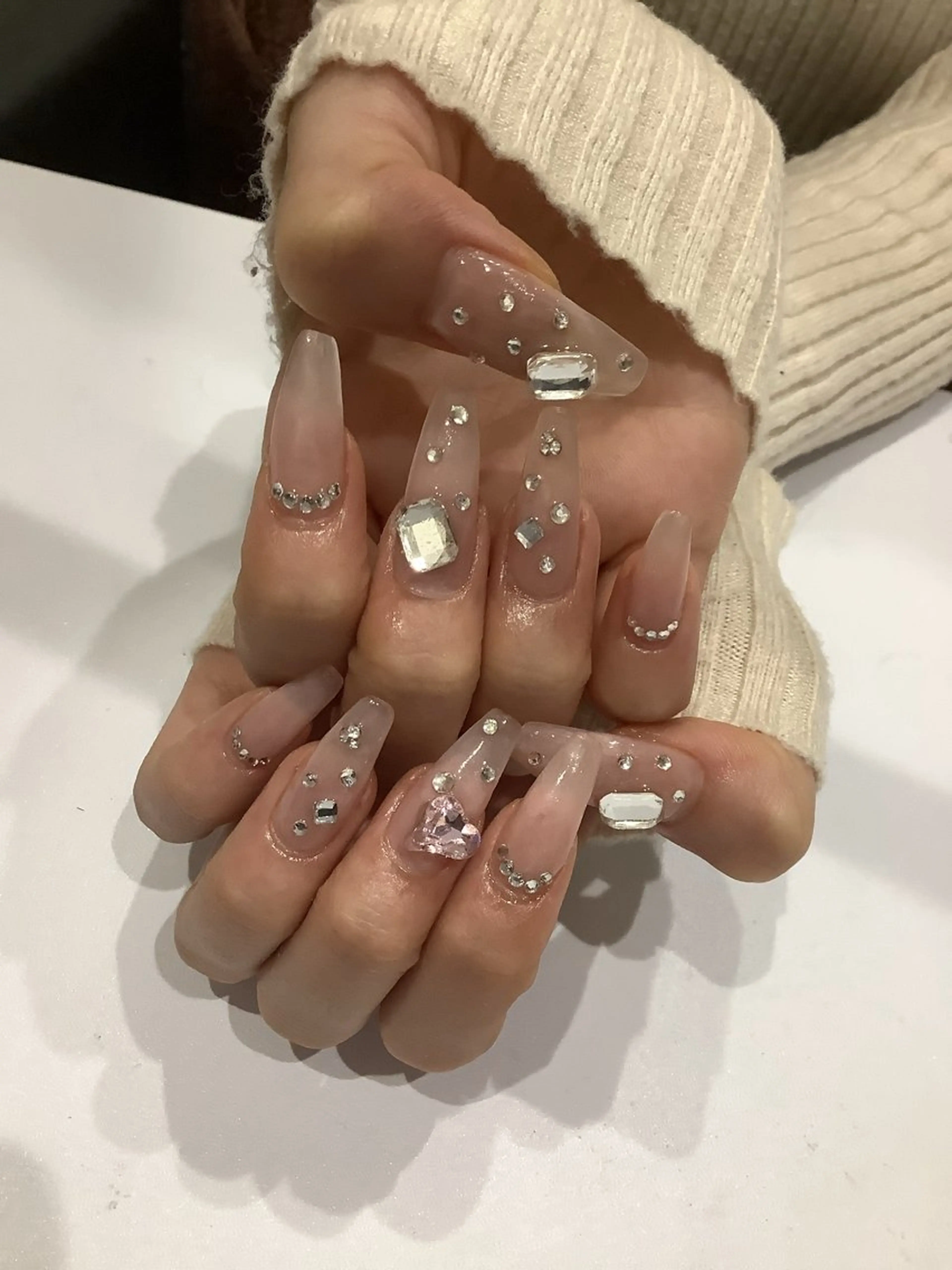 ネイル ハンドネイル れこん ぱんすのネイルデザイン