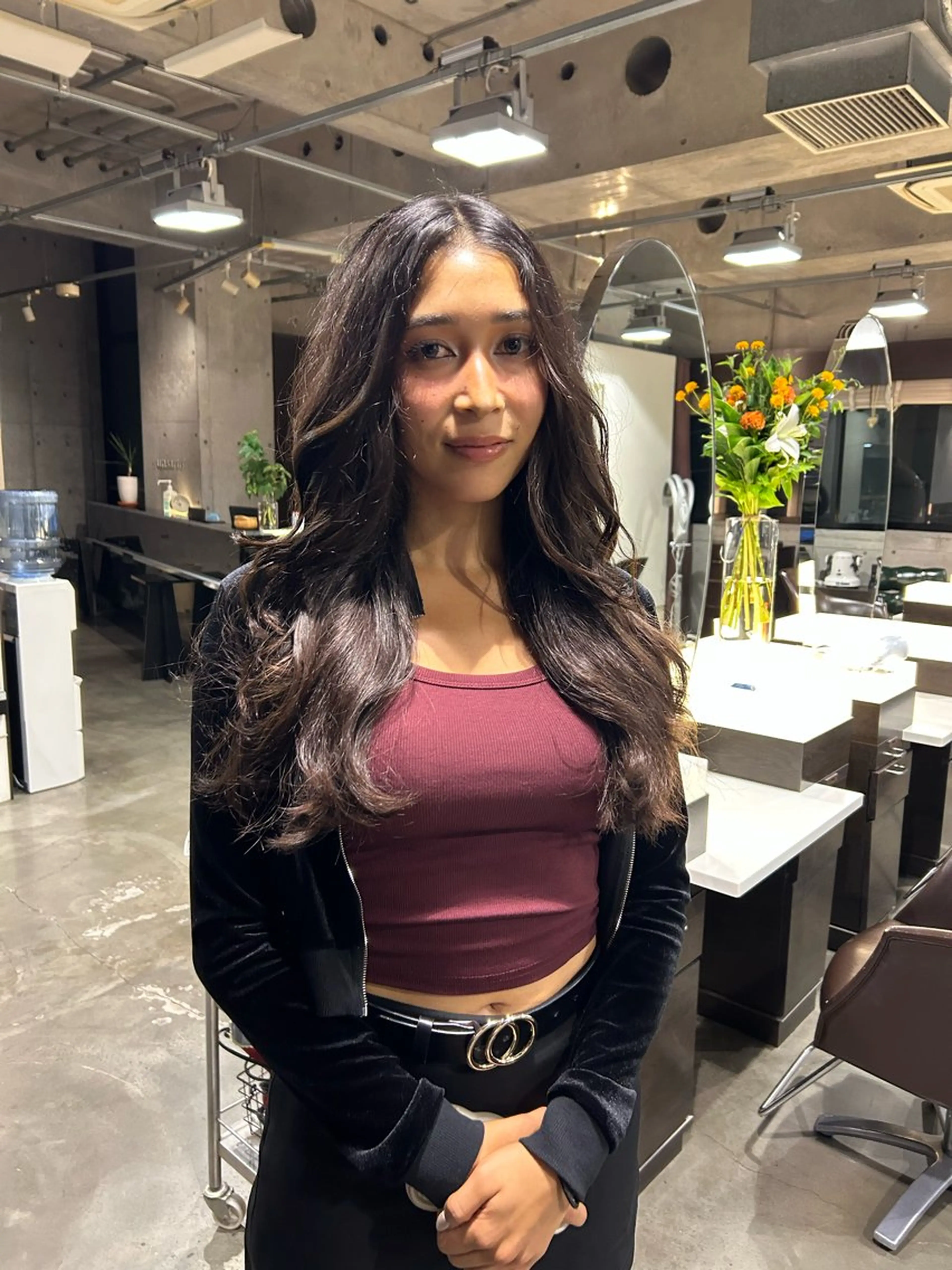 ロング unsarto所属・レイヤー💫パーマ 🌙 nanacoのヘアスタイル