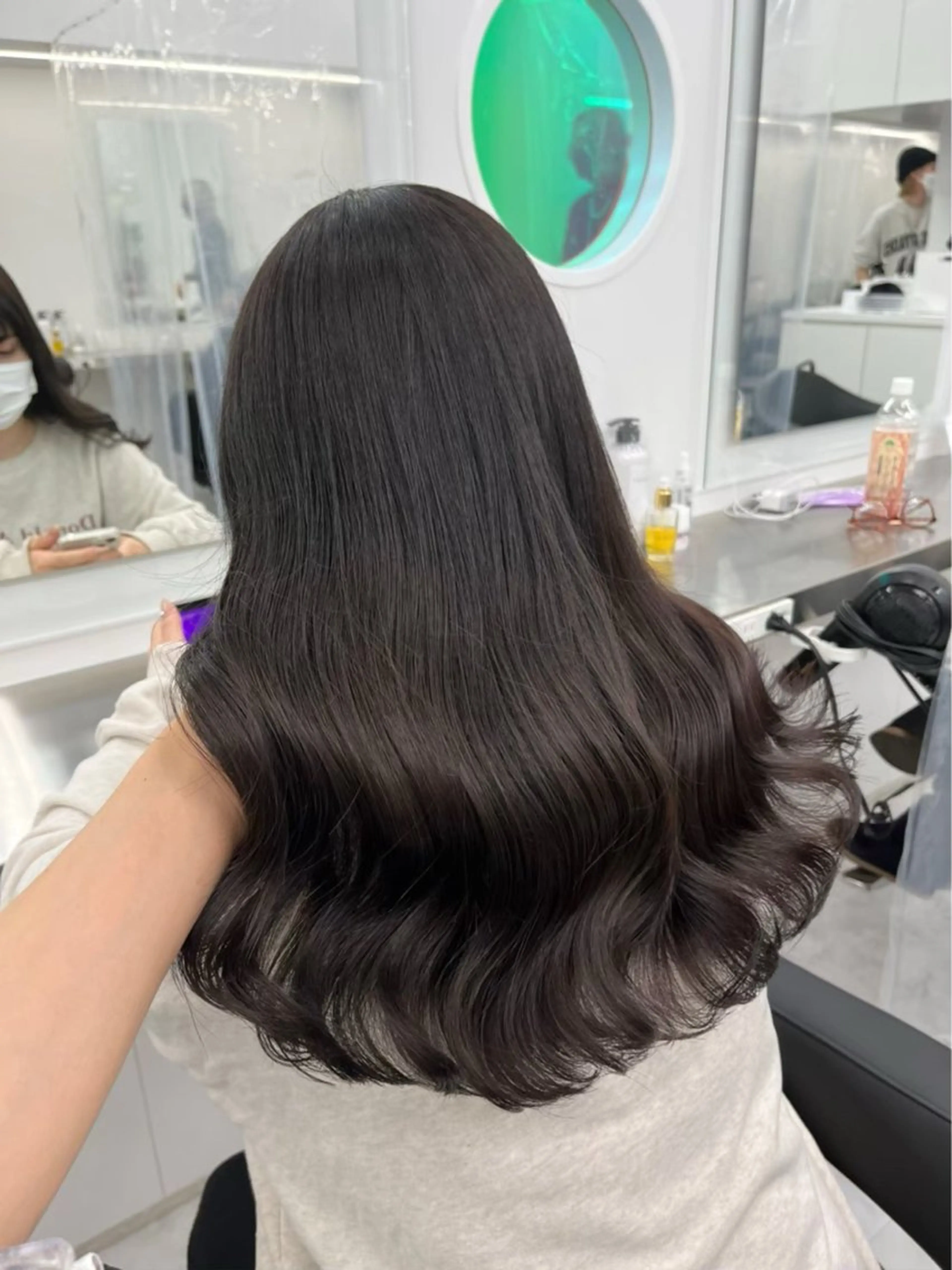 ロング カラー BABY 艶髪暗髪ヘア💖達人のヘアスタイル