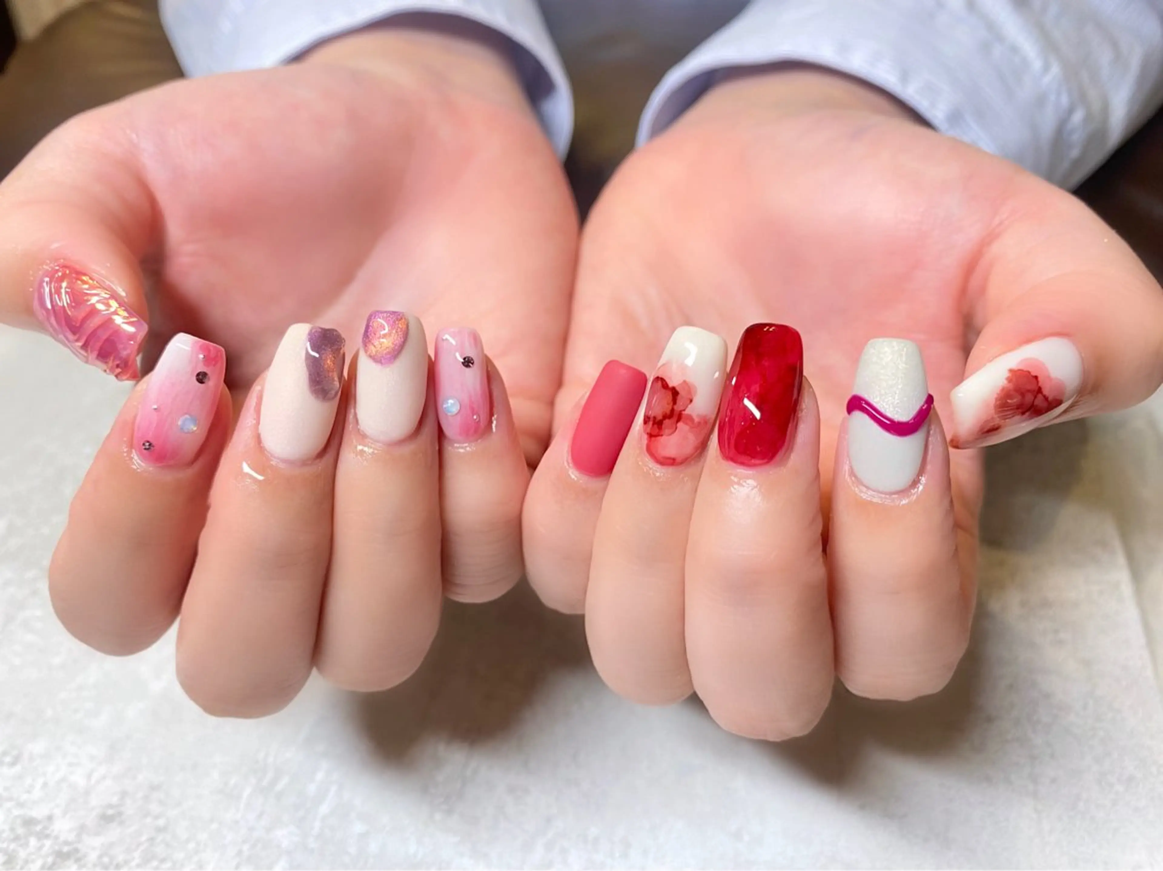 ネイル アートネイル マットネイル ニュアンスネイル ハンドネイル C's nailのネイルデザイン