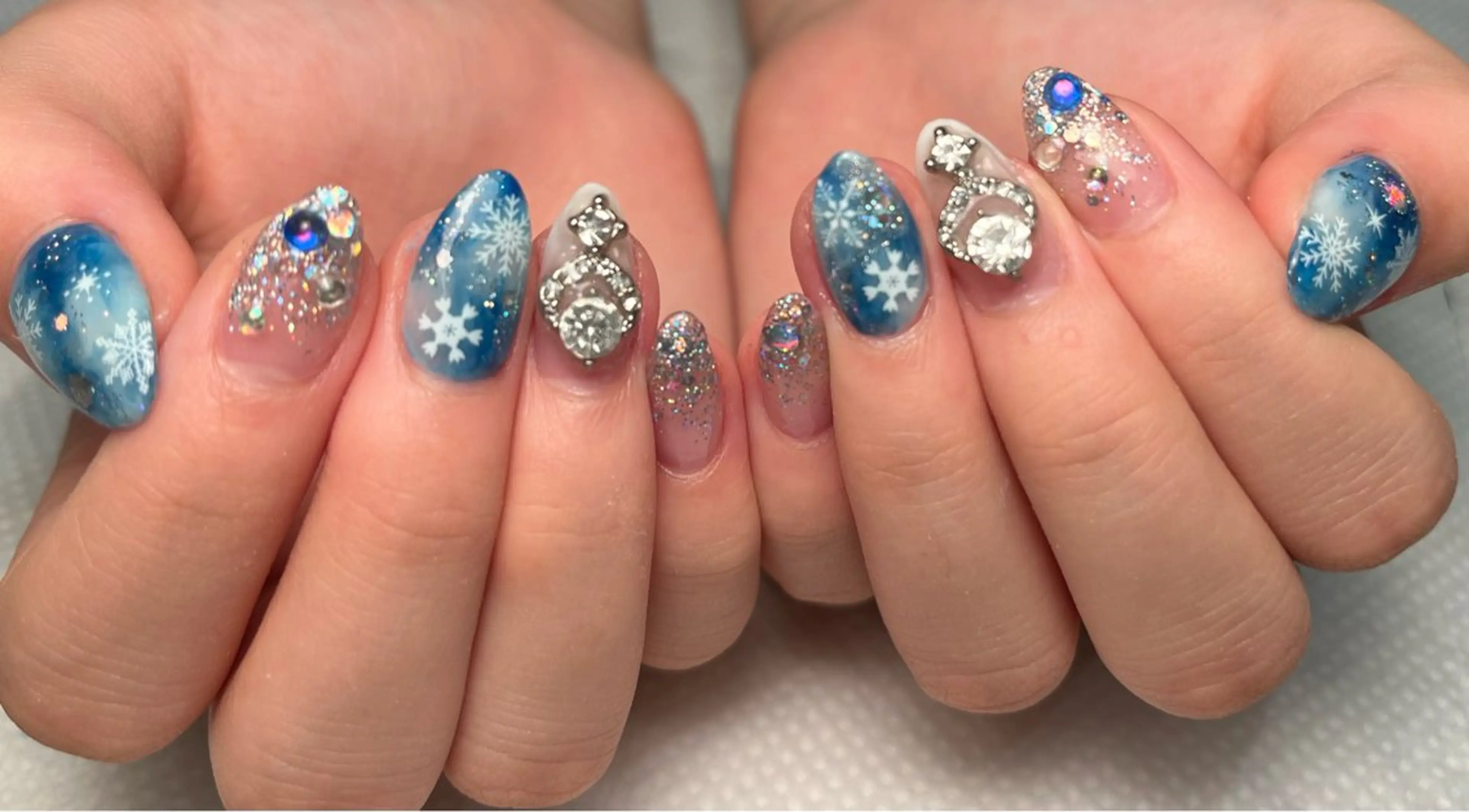 ネイル 長さ出し 持ち込み ハンドネイル Chaleur fleurのネイルデザイン