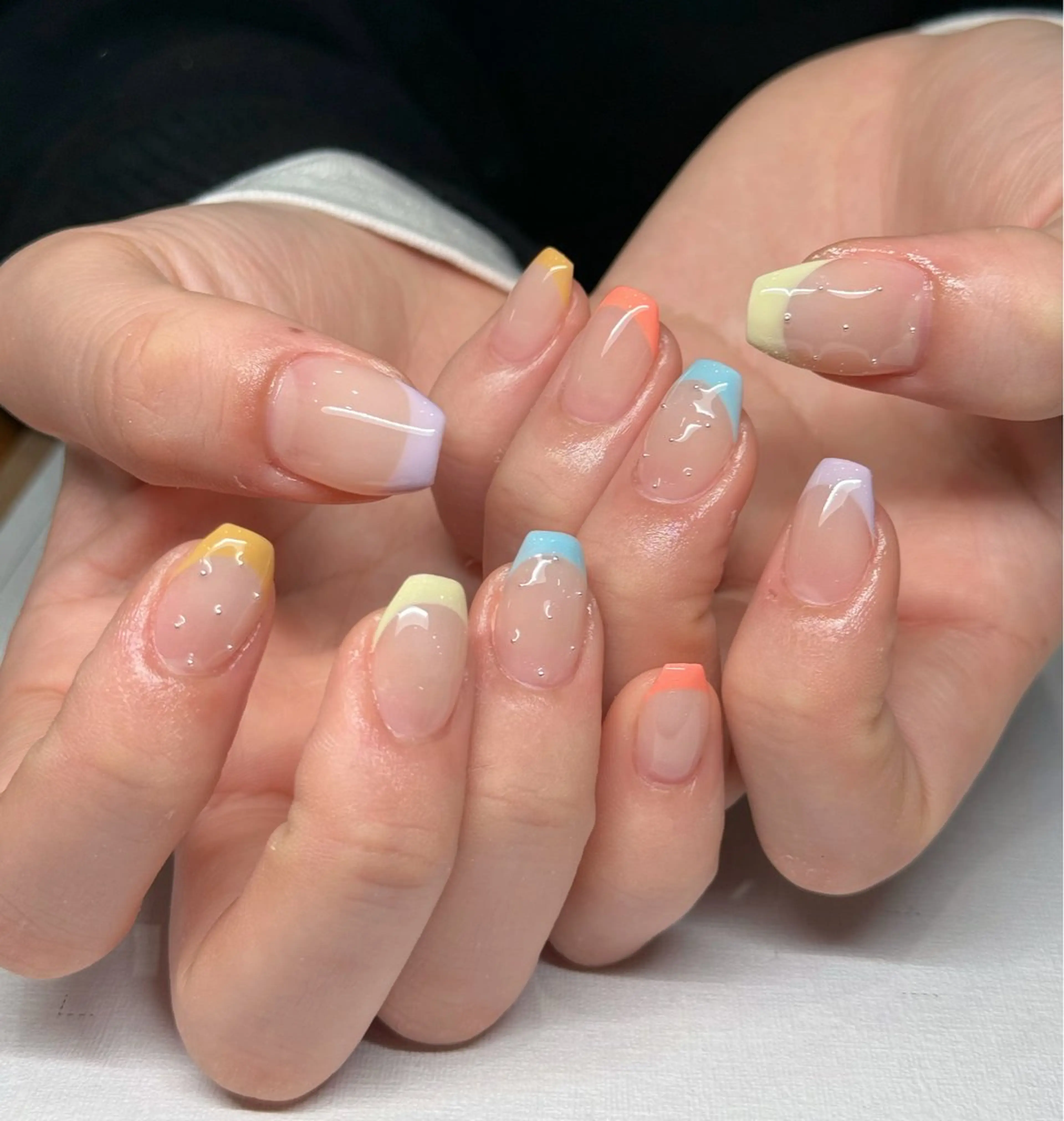 ネイル フラワーネイル ハート レース ロングネイル 春ネイル ハンドネイル MILO 168 池袋のネイルデザイン