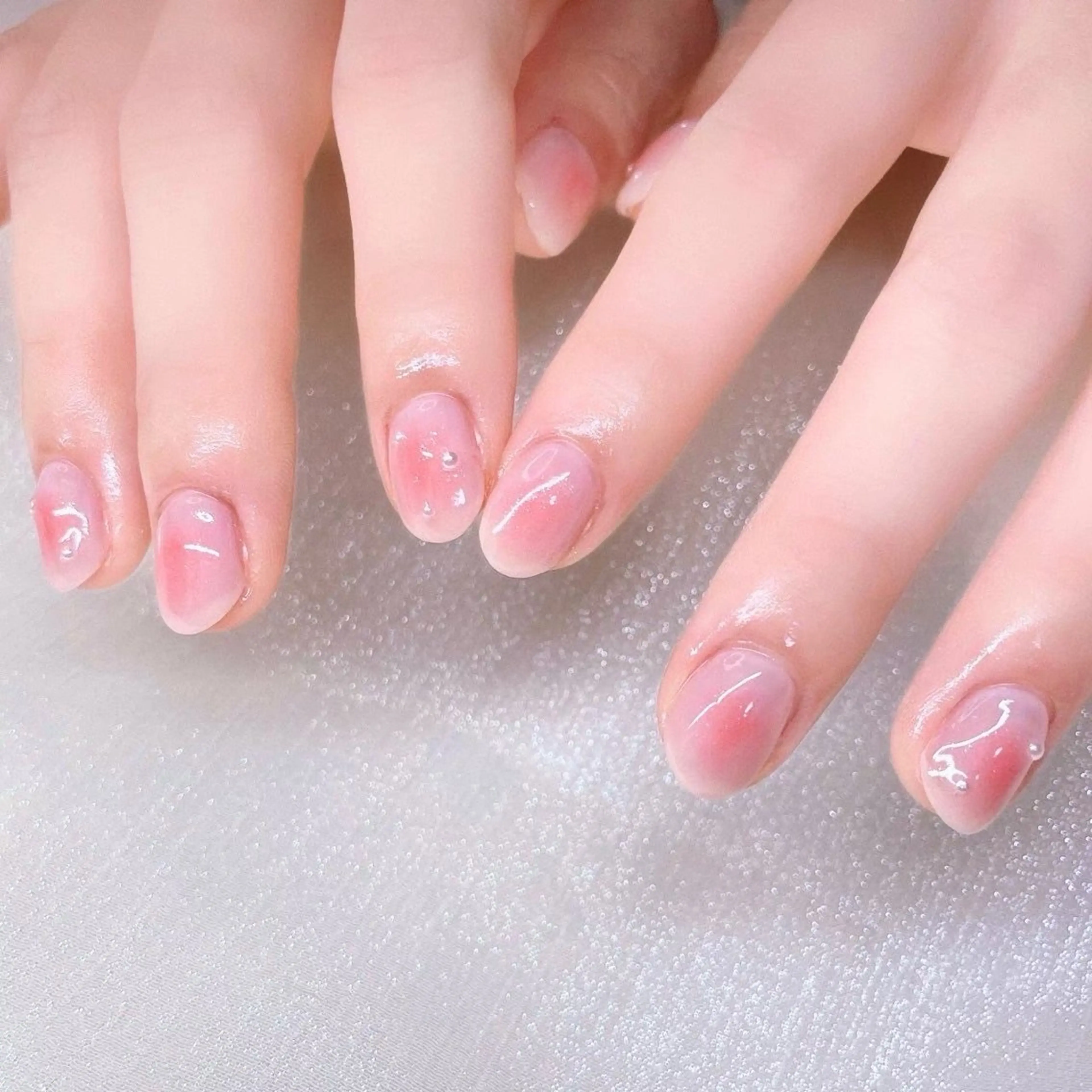 ネイル 長さ出し ハンドネイル Nailist suzuのネイルデザイン