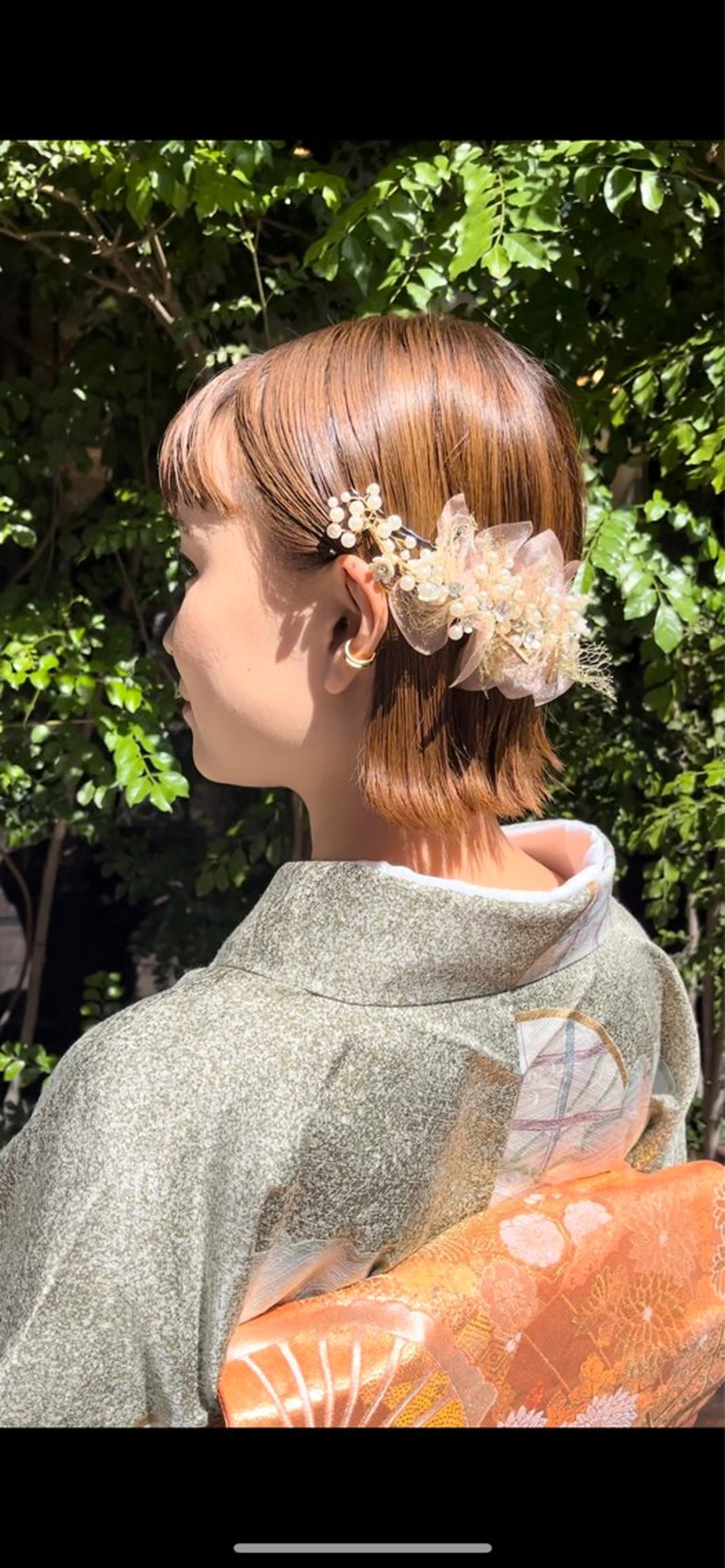 ミディアム 早稲田 千尋のヘアスタイル