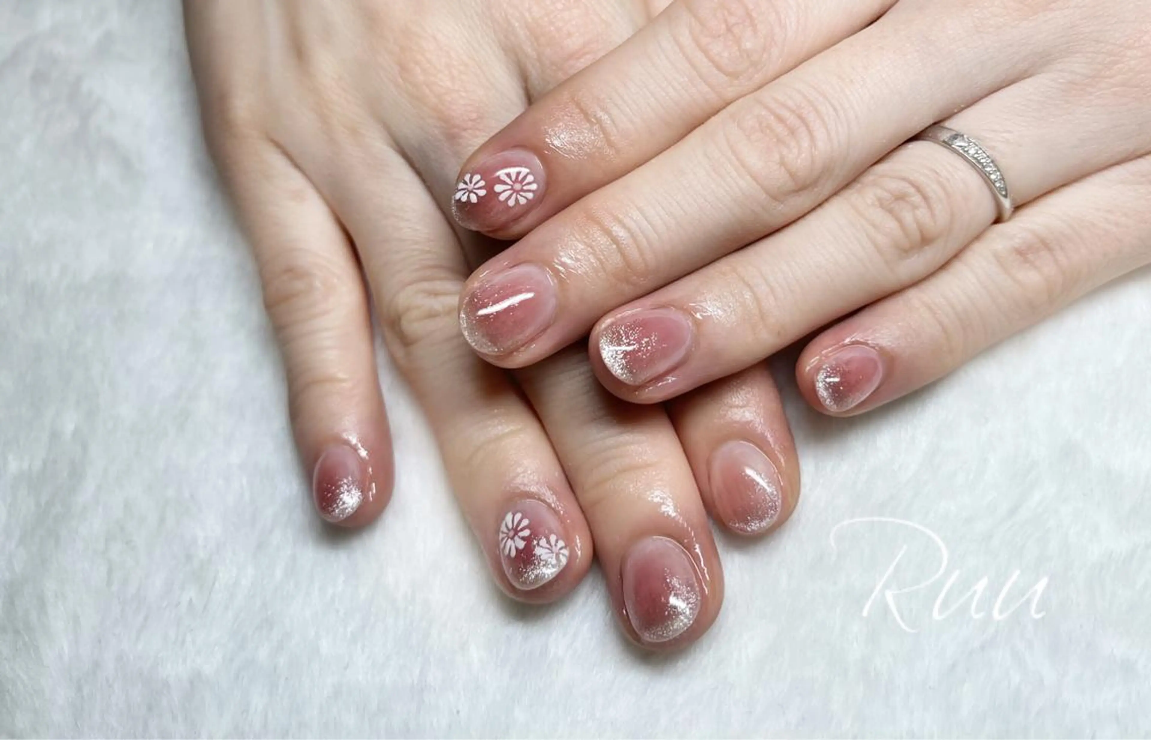ネイル アートネイル フットネイル フレンチネイル キラキラネイル 韓国ネイル Nail salon Ruuのネイルデザイン