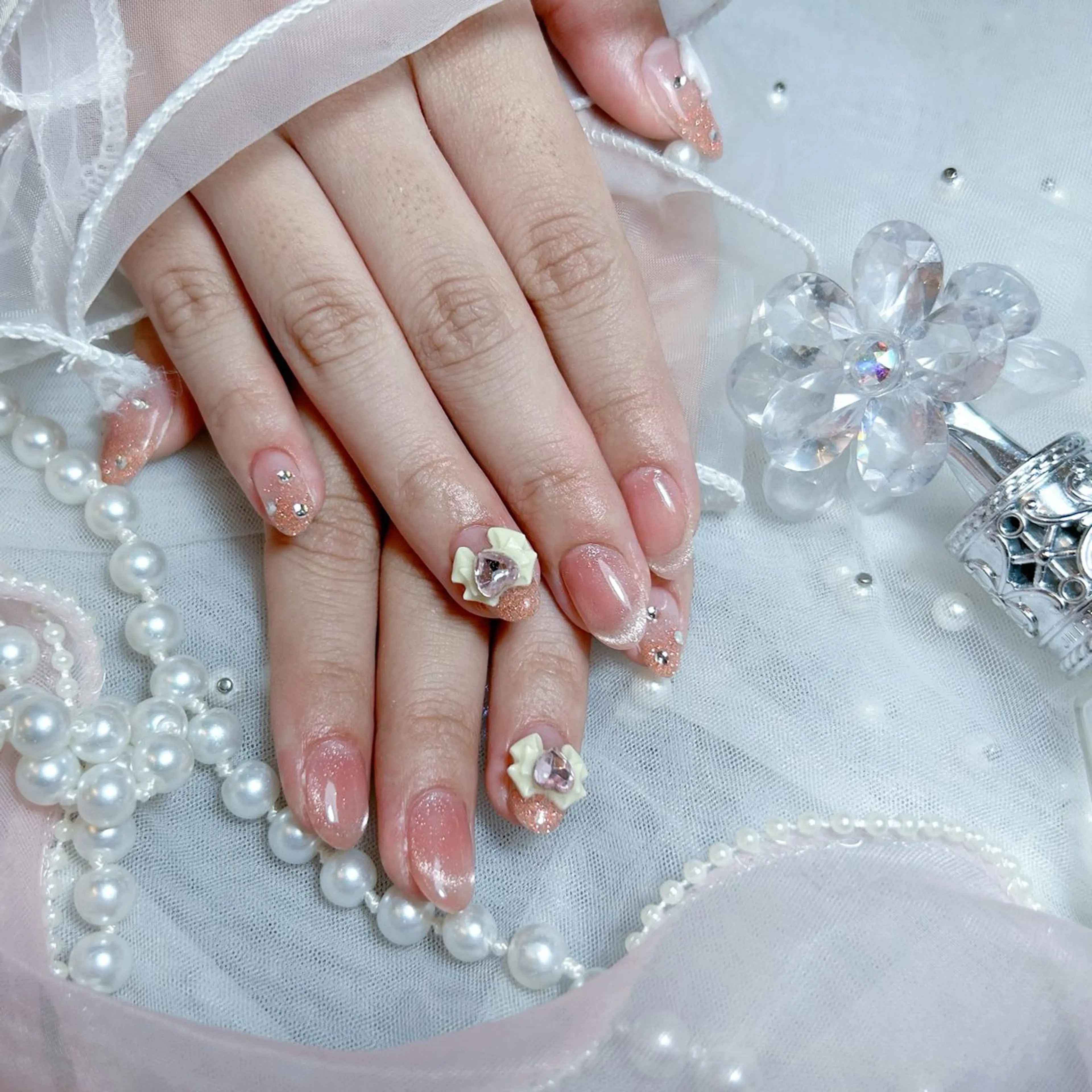 ネイル ハンドネイル Yudia🩵 Yuiのネイルデザイン