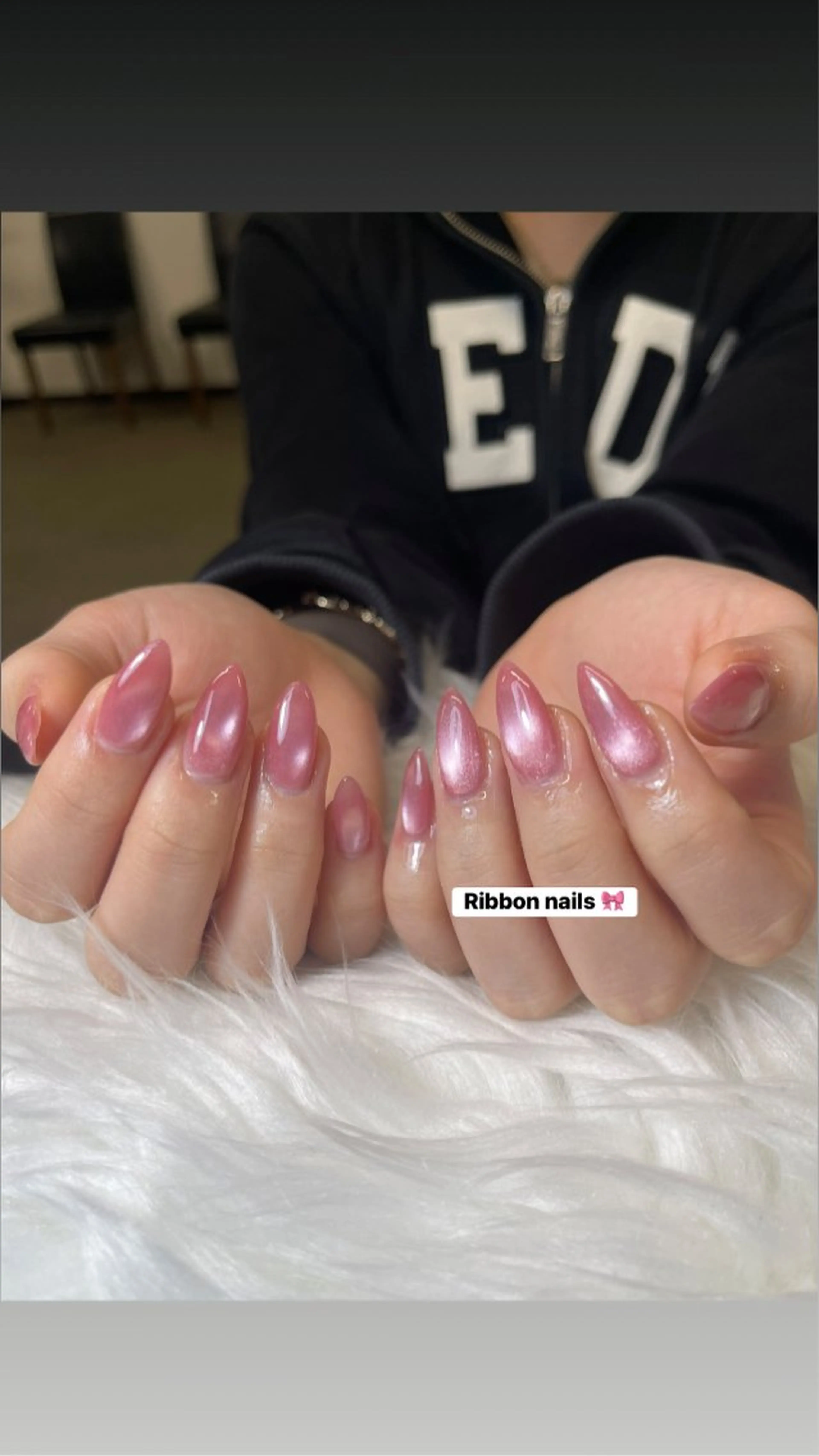 ネイル フレンチネイル ジェルネイル マグネットネイル 持ち込み ニュアンスネイル NiJi Nailsのネイルデザイン