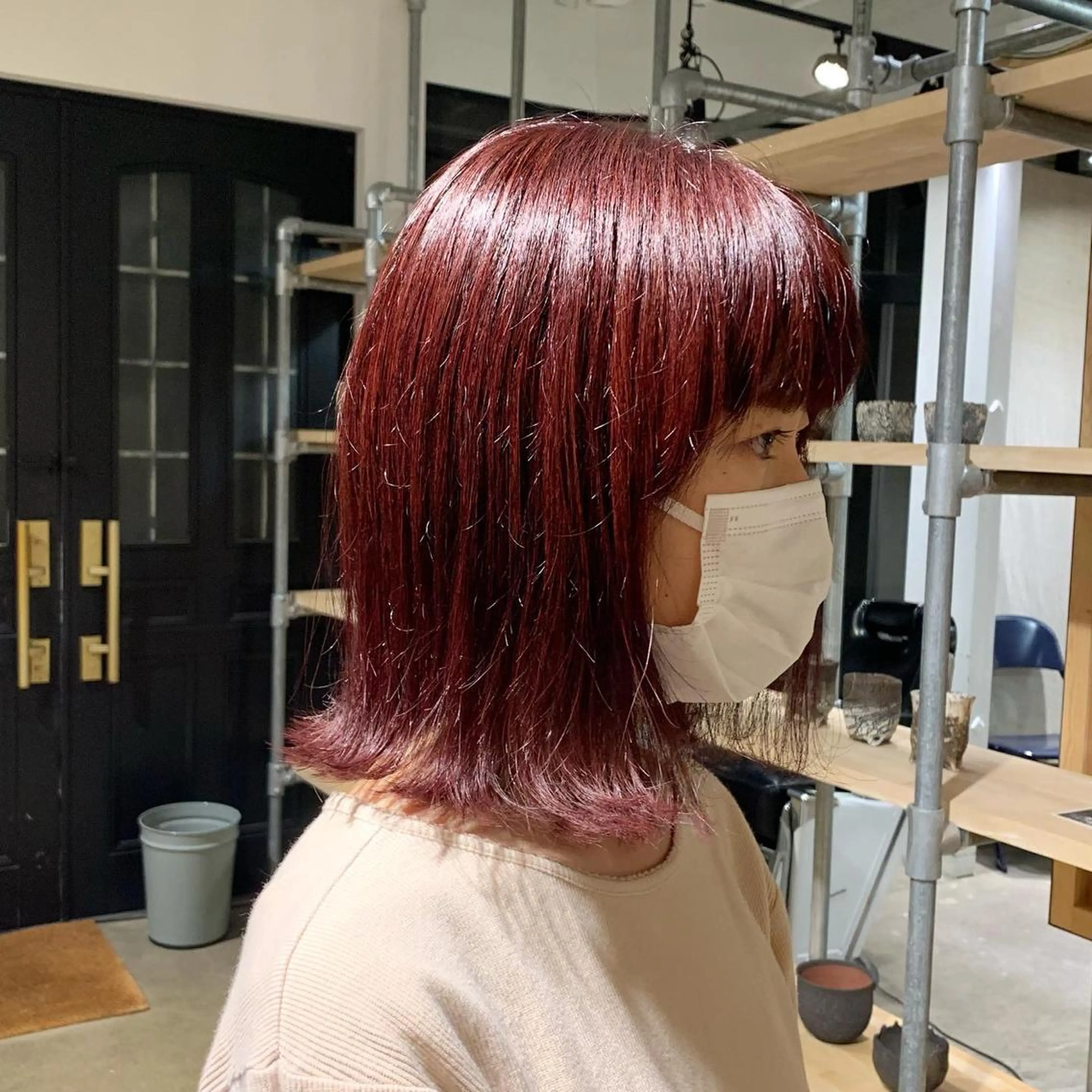 ミディアム カラー イロトカタチ　つくば店所属・コウノス マサコのヘアスタイル