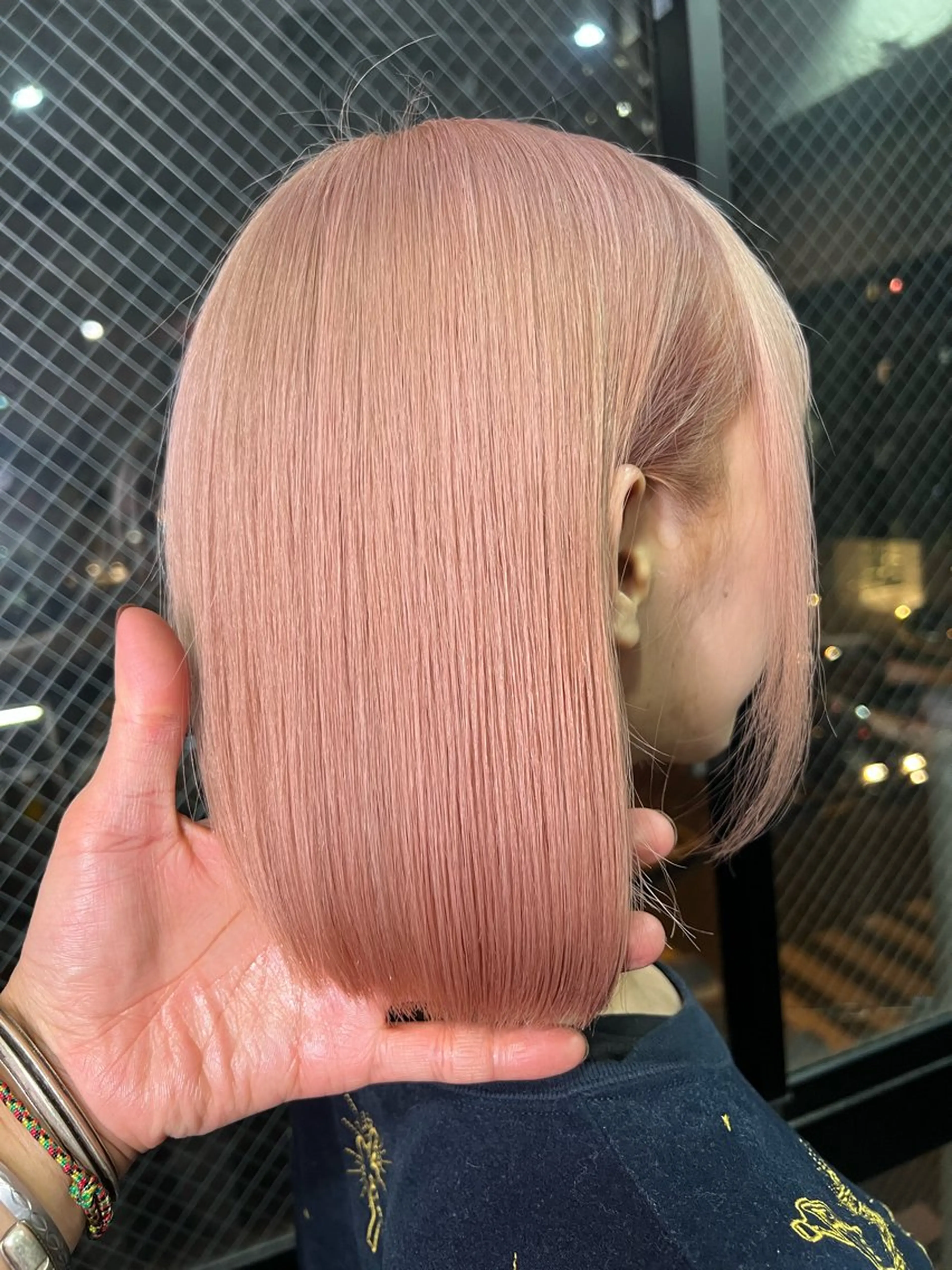 ロング カラー ベージュカラー ピンクカラー ピンクベージュ 学生 リアム 【LIam】のヘアスタイル