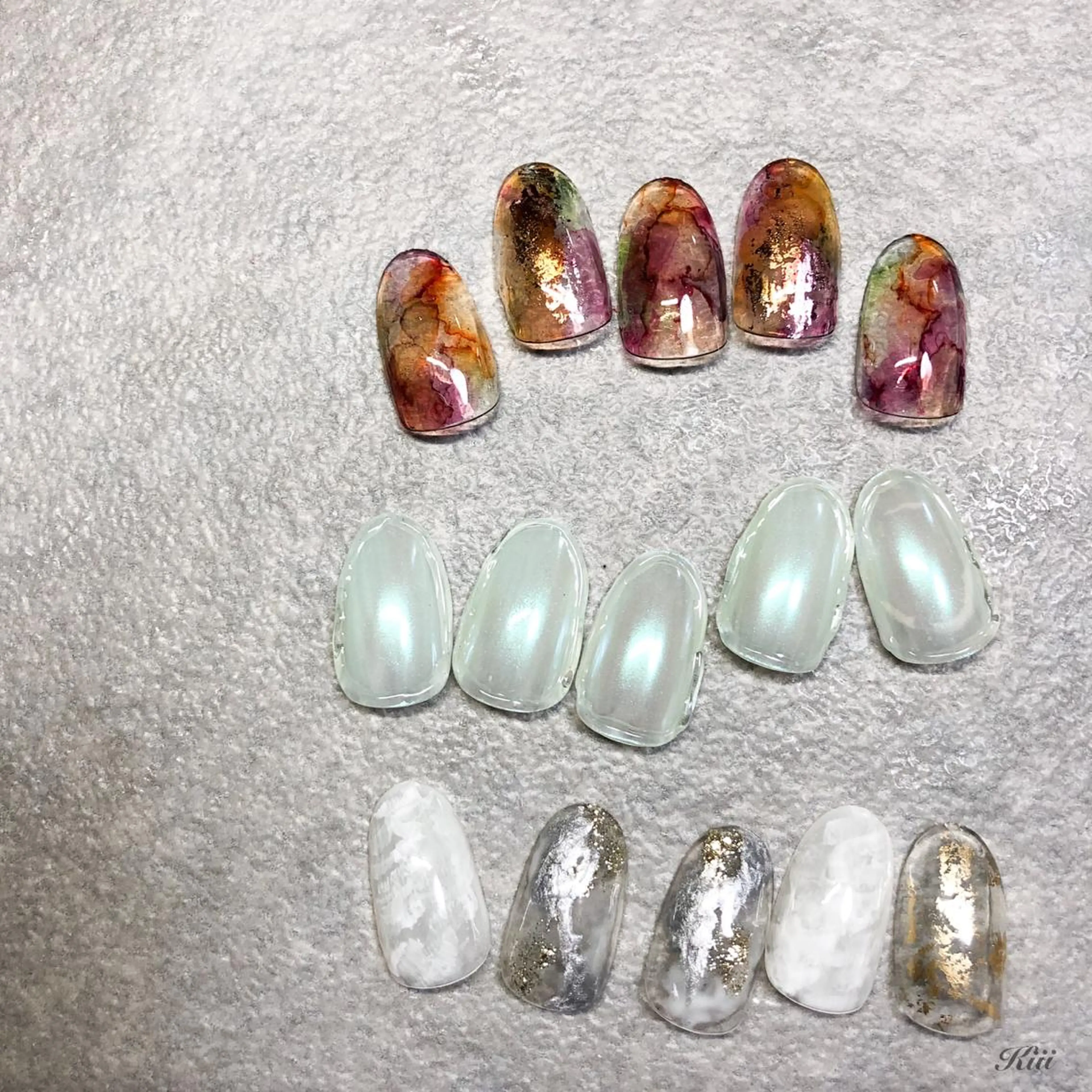 ネイル ハンドネイル フットネイル kiii.__ ✴︎*のネイルデザイン