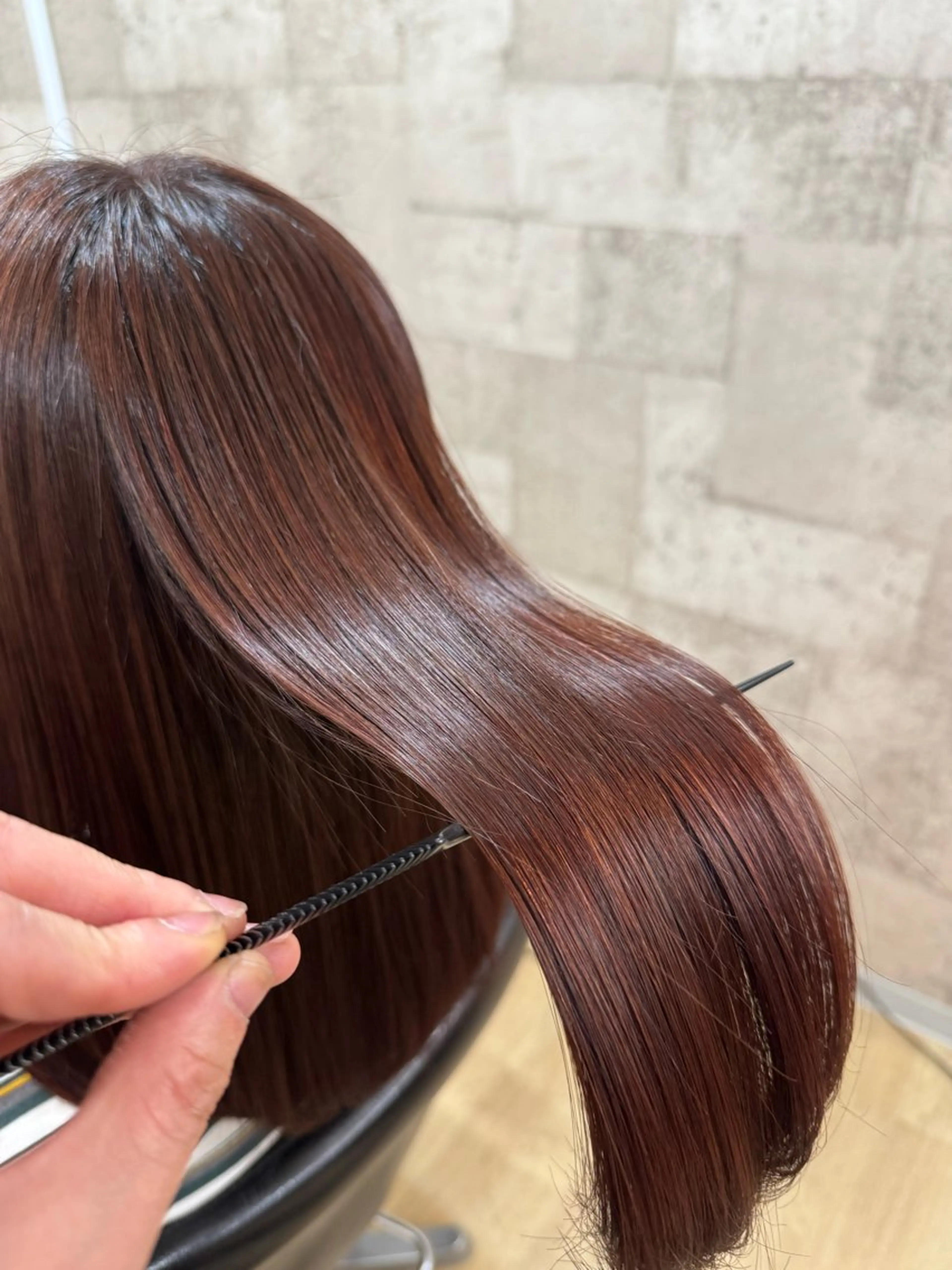 ミディアム カット ヘアカラー トリートメント Garden 浅草蔵前のヘアスタイル