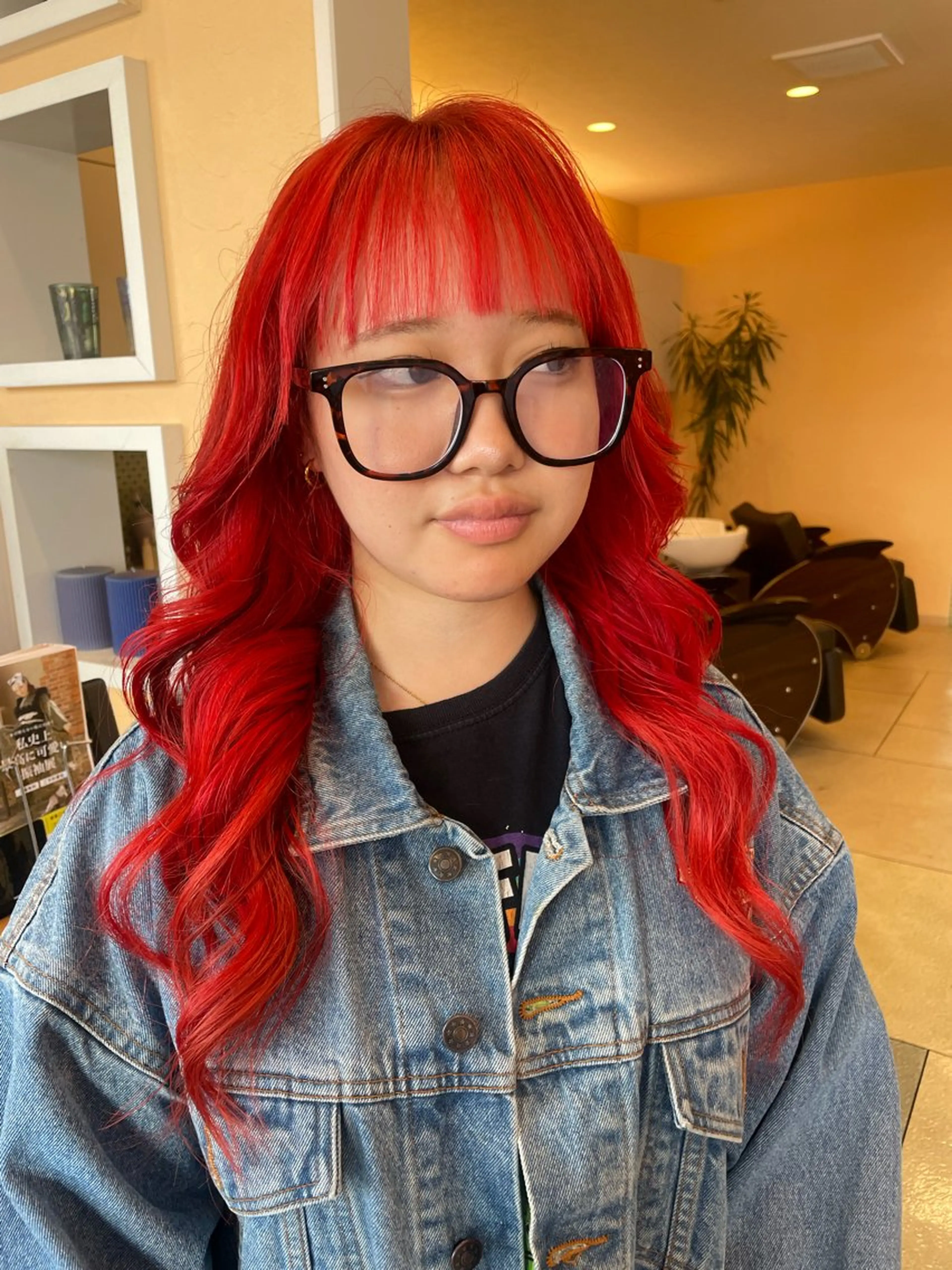 ロング カラー 池田 梨紗のヘアスタイル