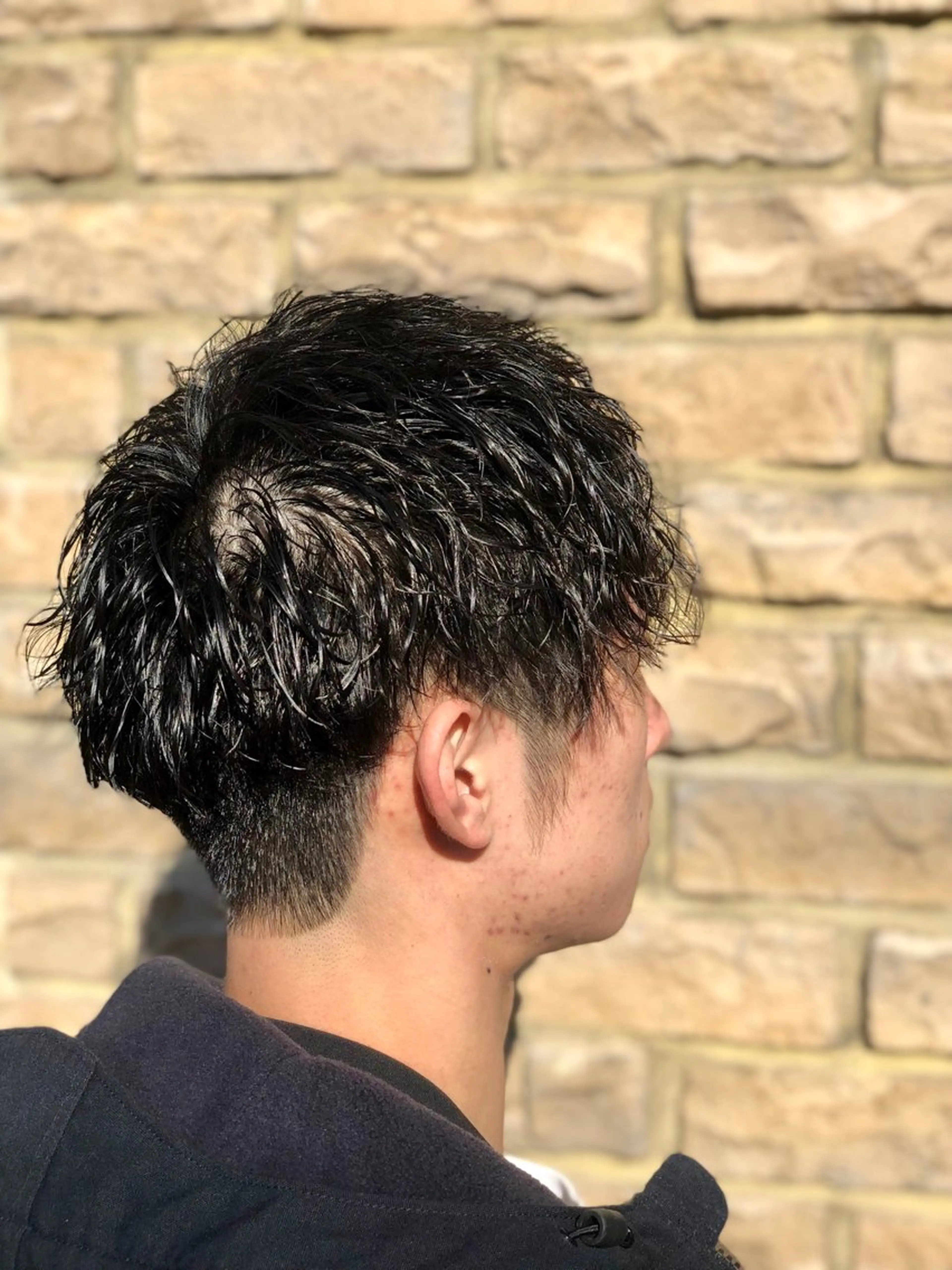 パーマ メンズ カット パーマ 小松 智寛のヘアスタイル