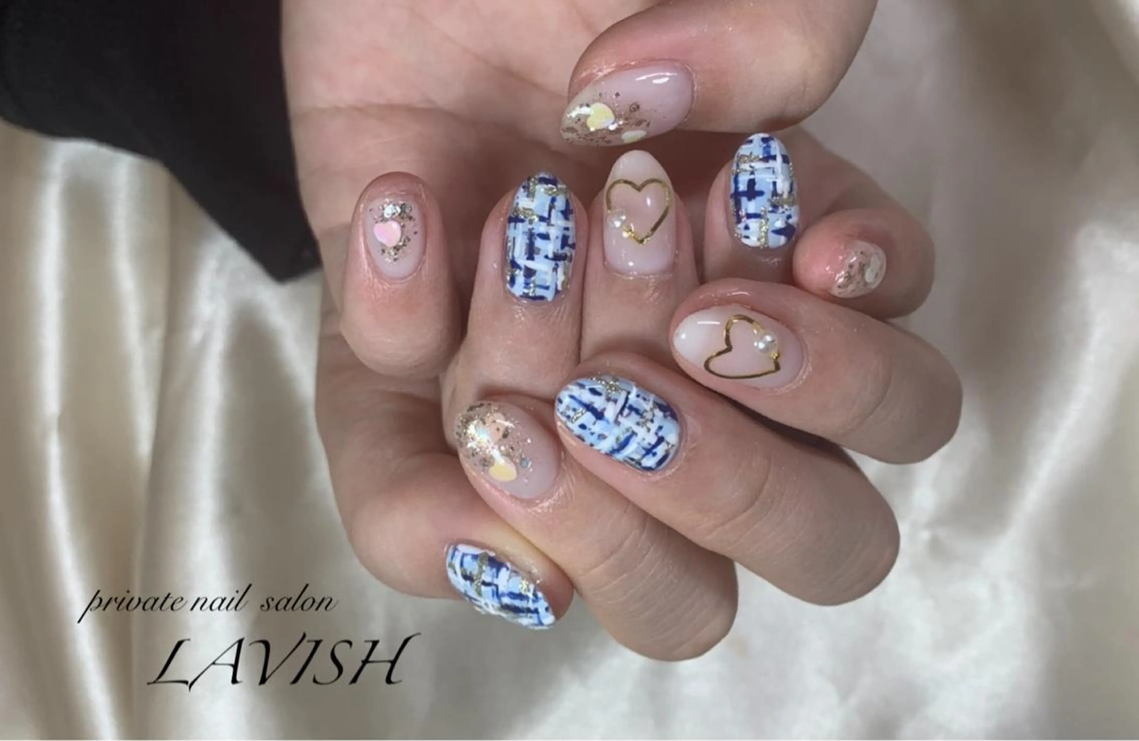 ネイル 氷ネイル・うるうるネイル 韓国ネイル ニュアンスネイル ワンカラーネイル 春ネイル LAVISH nail salonのヘアスタイル