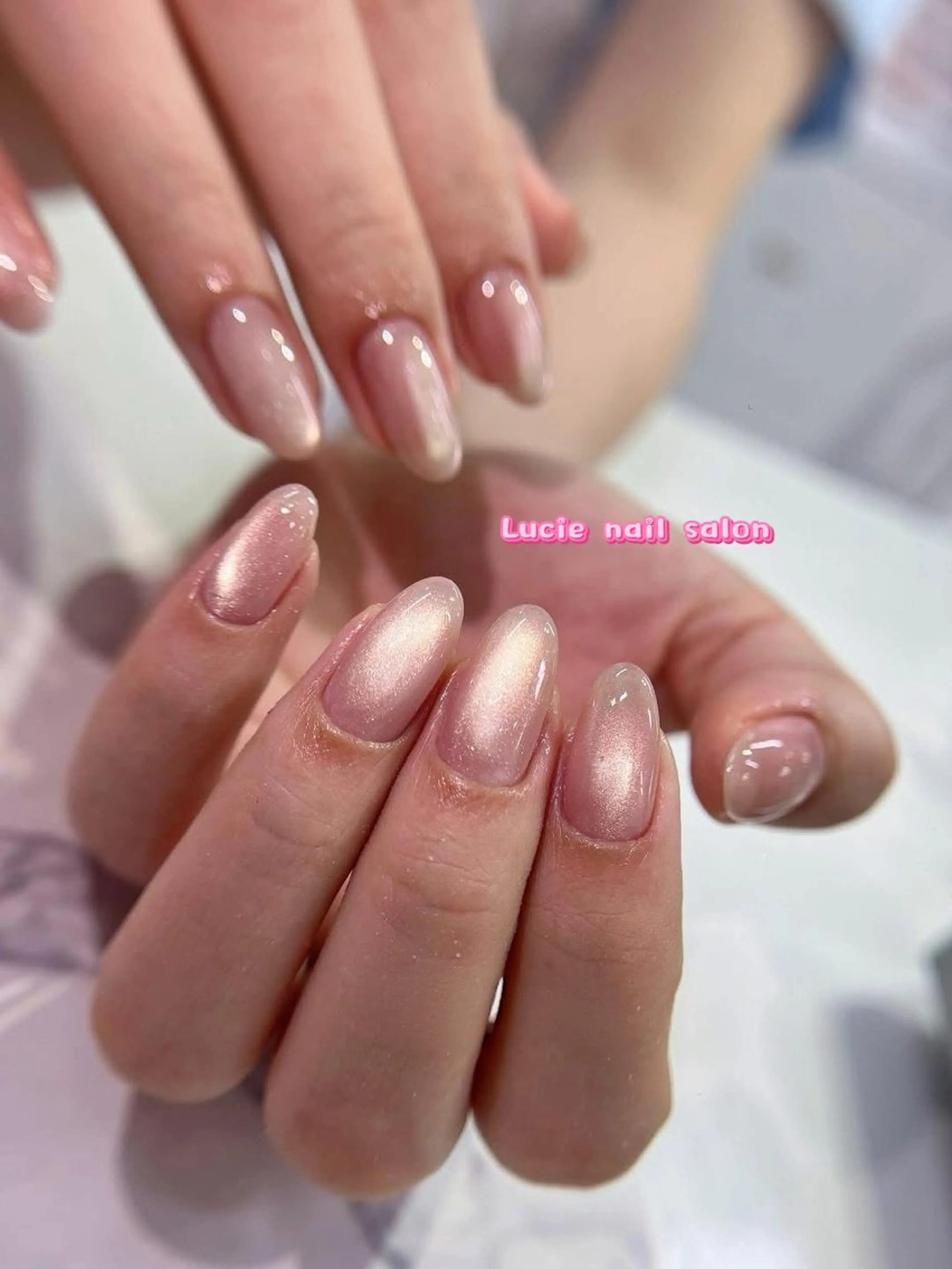 ネイル フレンチネイル ジェルネイル グラデーション 持ち込み オフィスネイル ハンドネイル LUCIE NAILのネイルデザイン