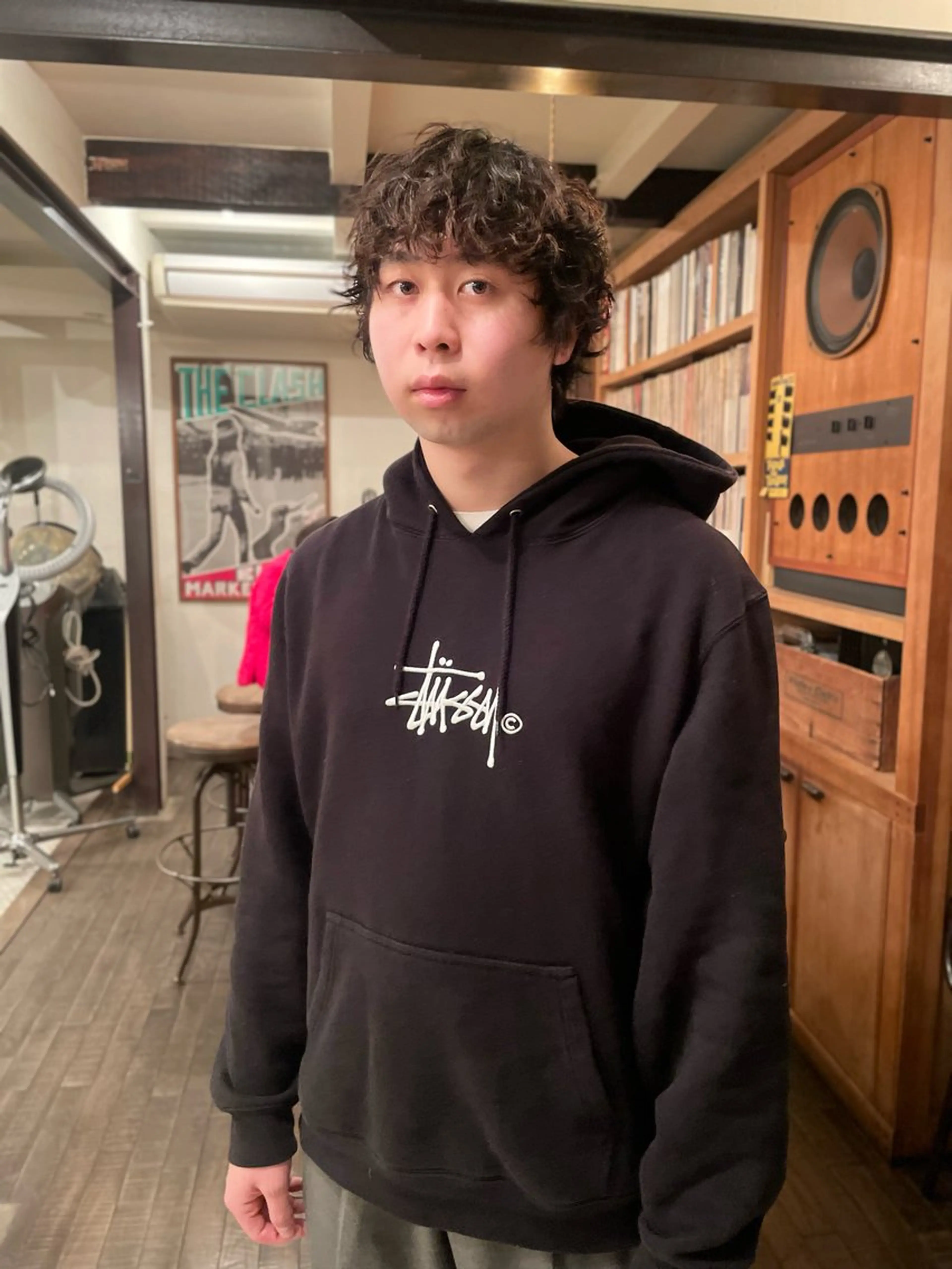 ショート パーマ メンズ 篠江 廉のヘアスタイル