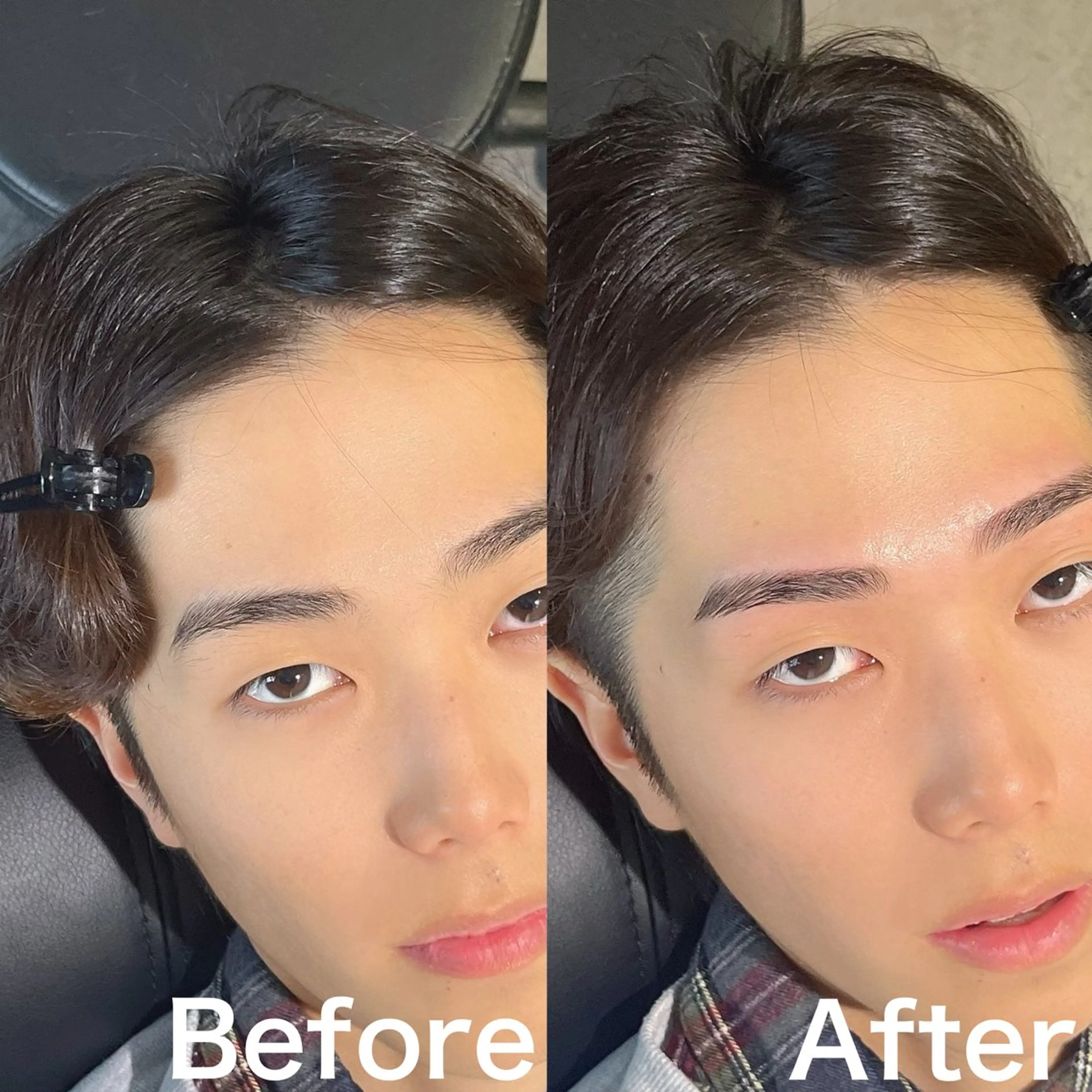 アイブロウ ワックス脱毛 眉カット その他(アイブロウ) 5日◯ Yusukeの眉毛・アイブロウイメージ