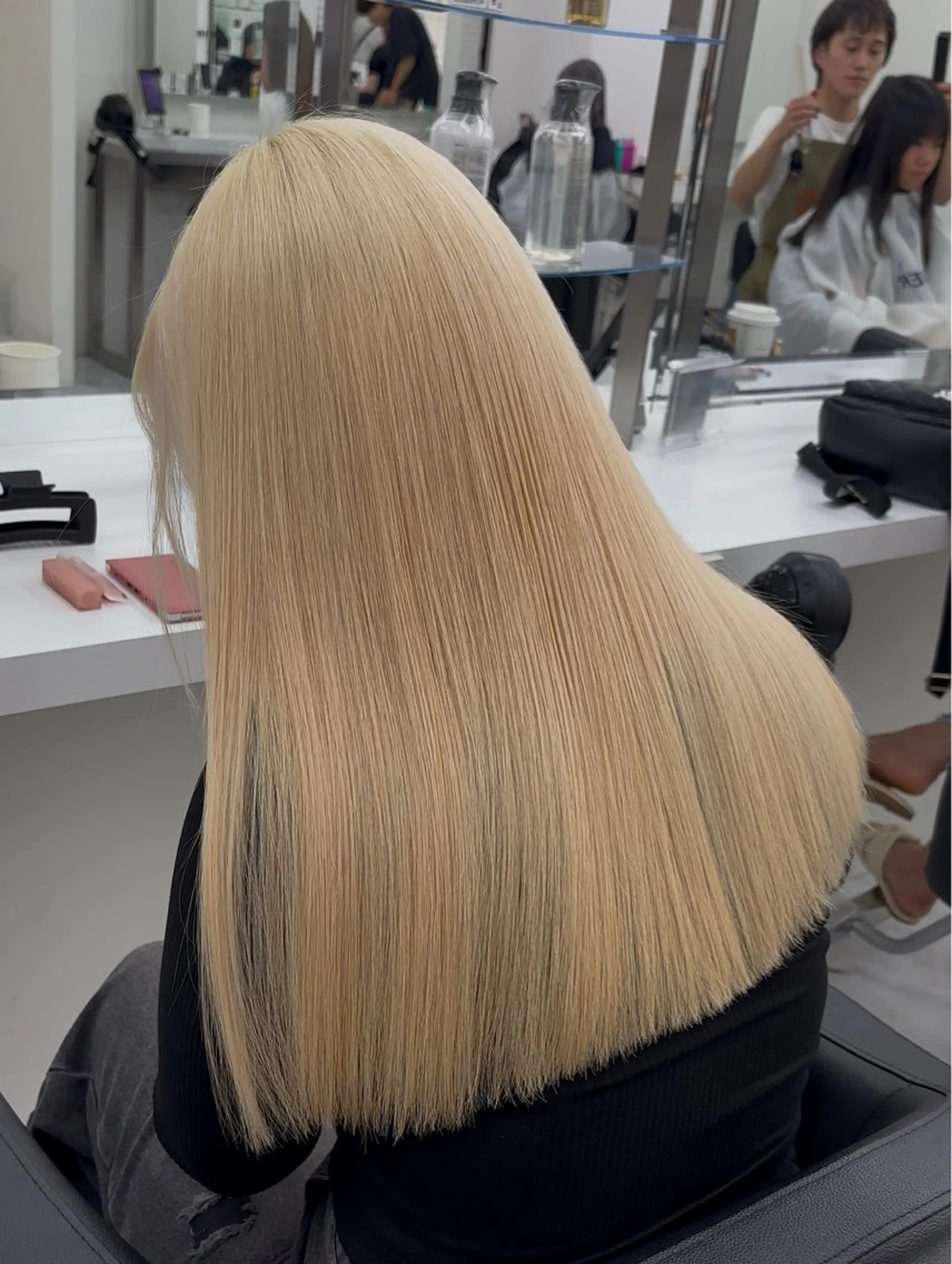 ロング カラー 海外girl/ハイト ーン/riko🫧のヘアスタイル