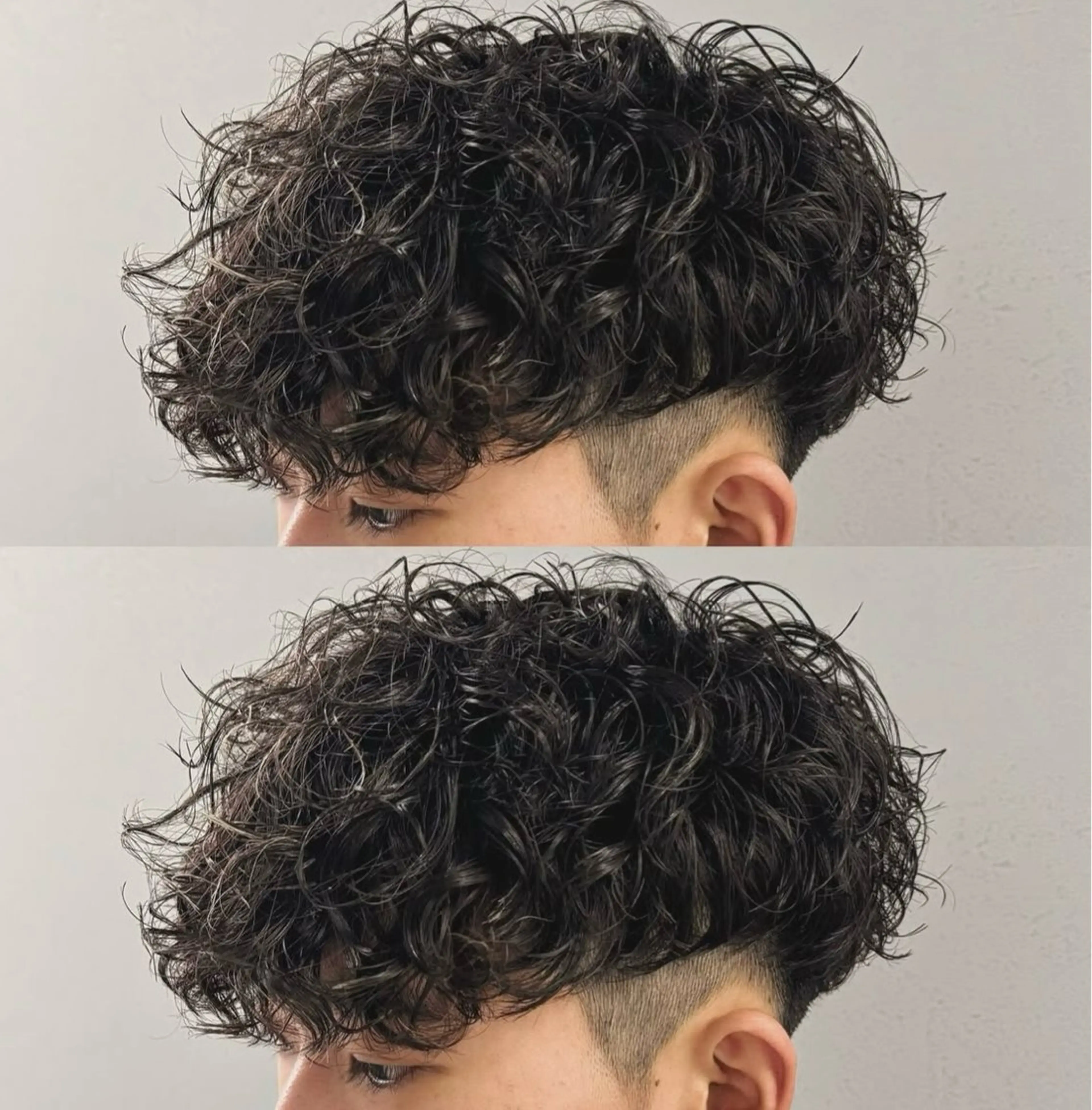 パーマ メンズ カット パーマ 🤍メンズ韓国ヘア HARUNA🖤のヘアスタイル