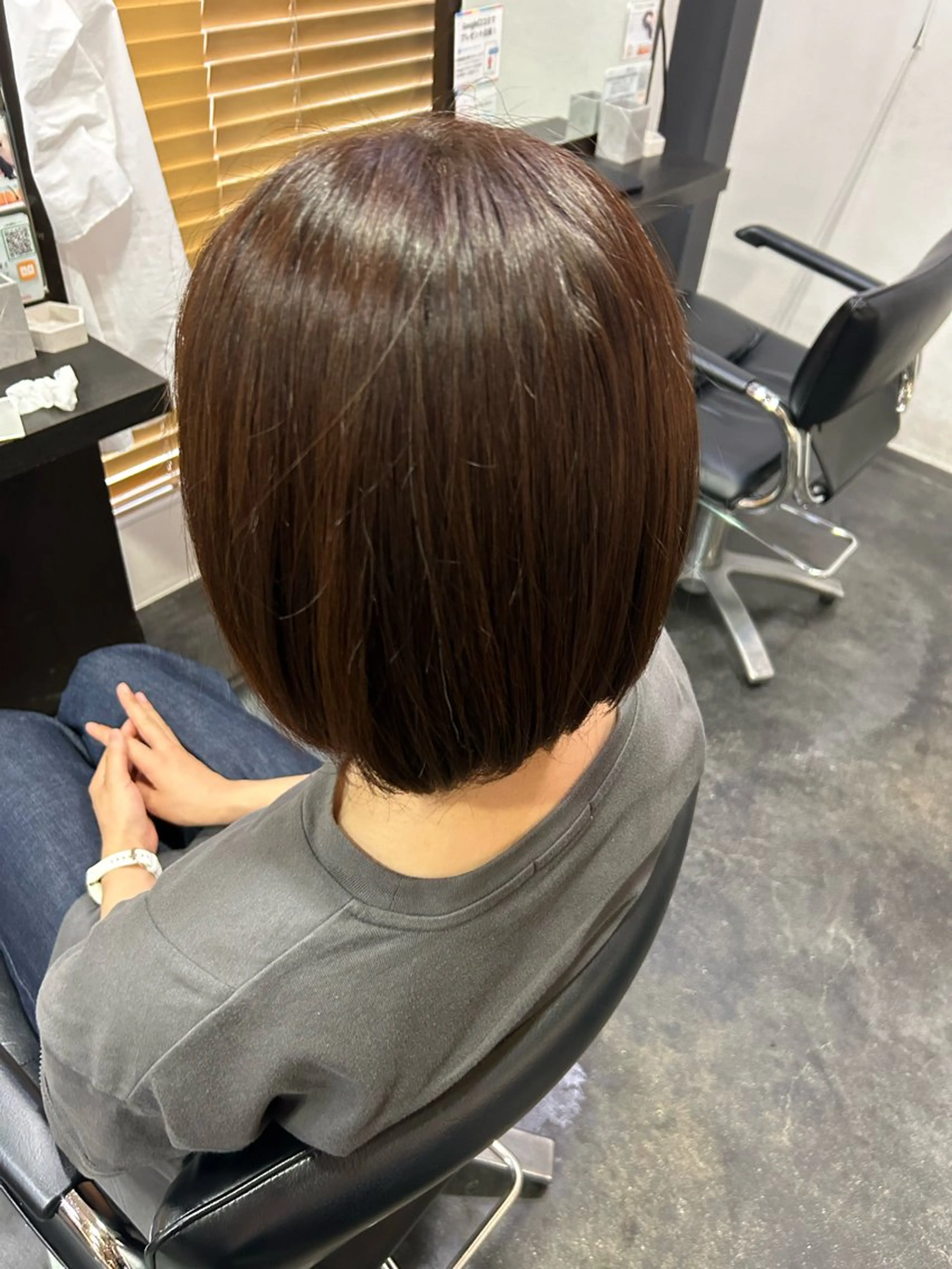 カラー ブラウンカラー 福井 愛瑠のヘアスタイル