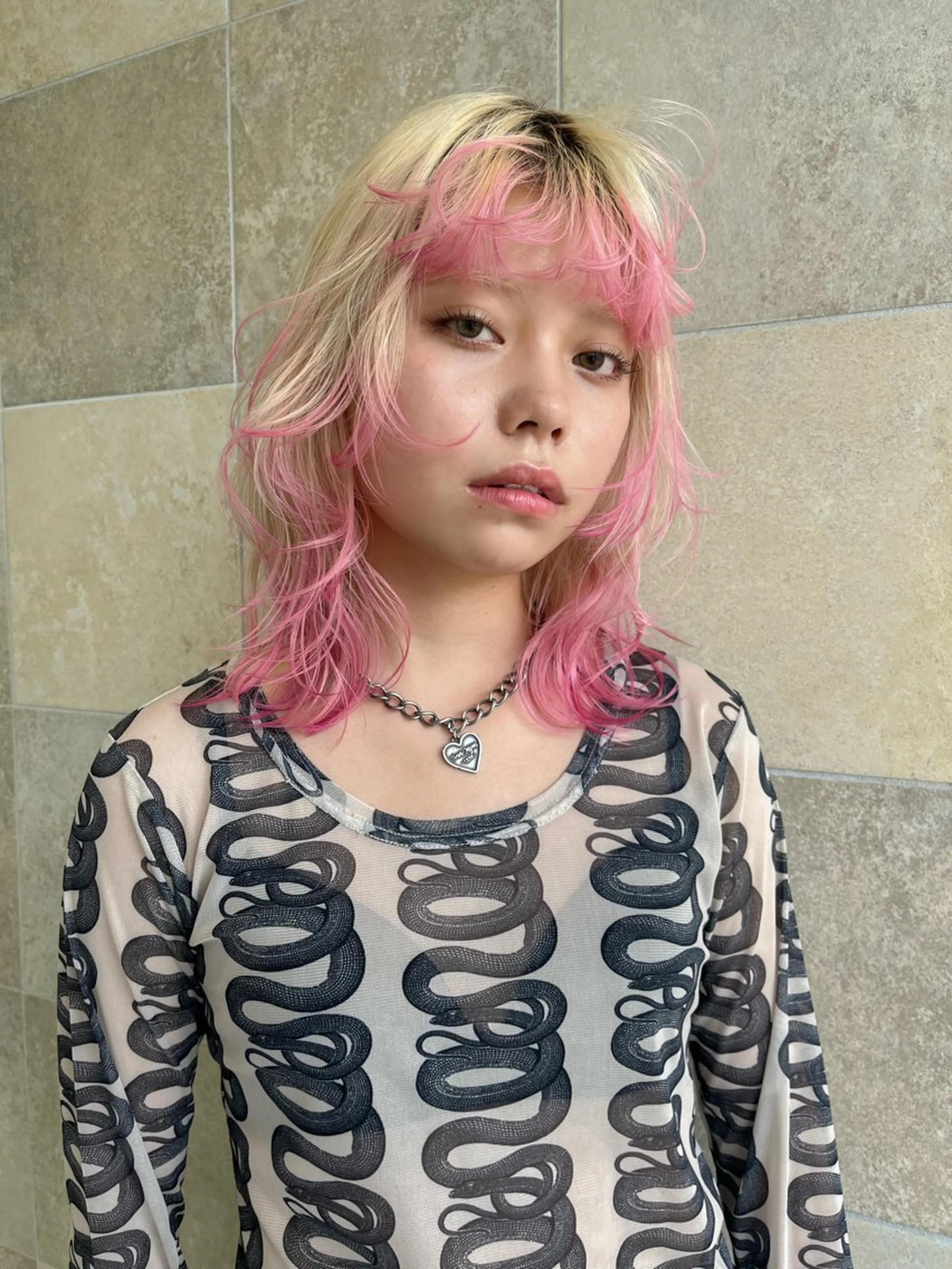 ミディアム カラー レイヤー,ボブ / 彩未のヘアスタイル