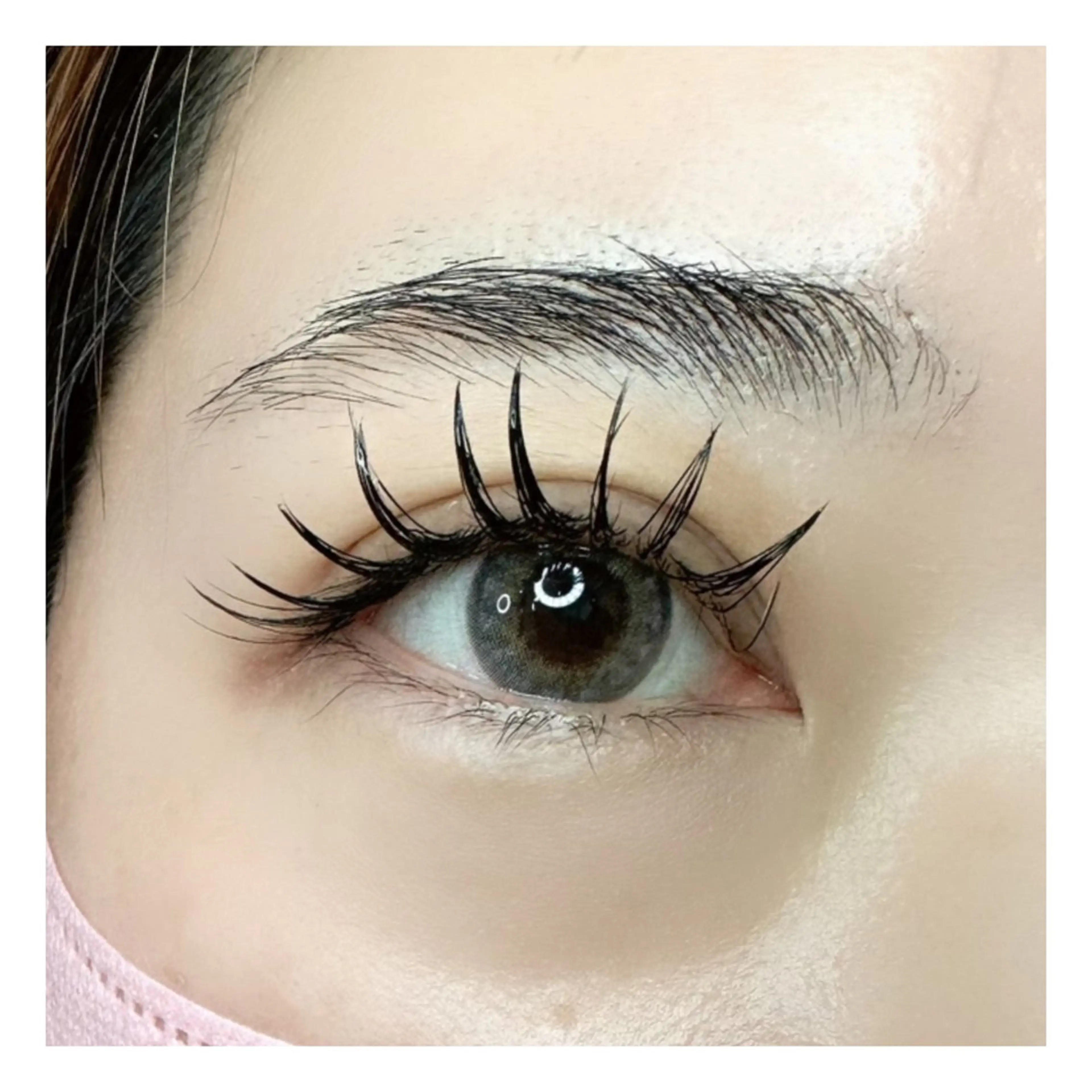 200本　（オフ込）☆フラットラッシュ・ミンク・セーブル・ブラウン☆の写真