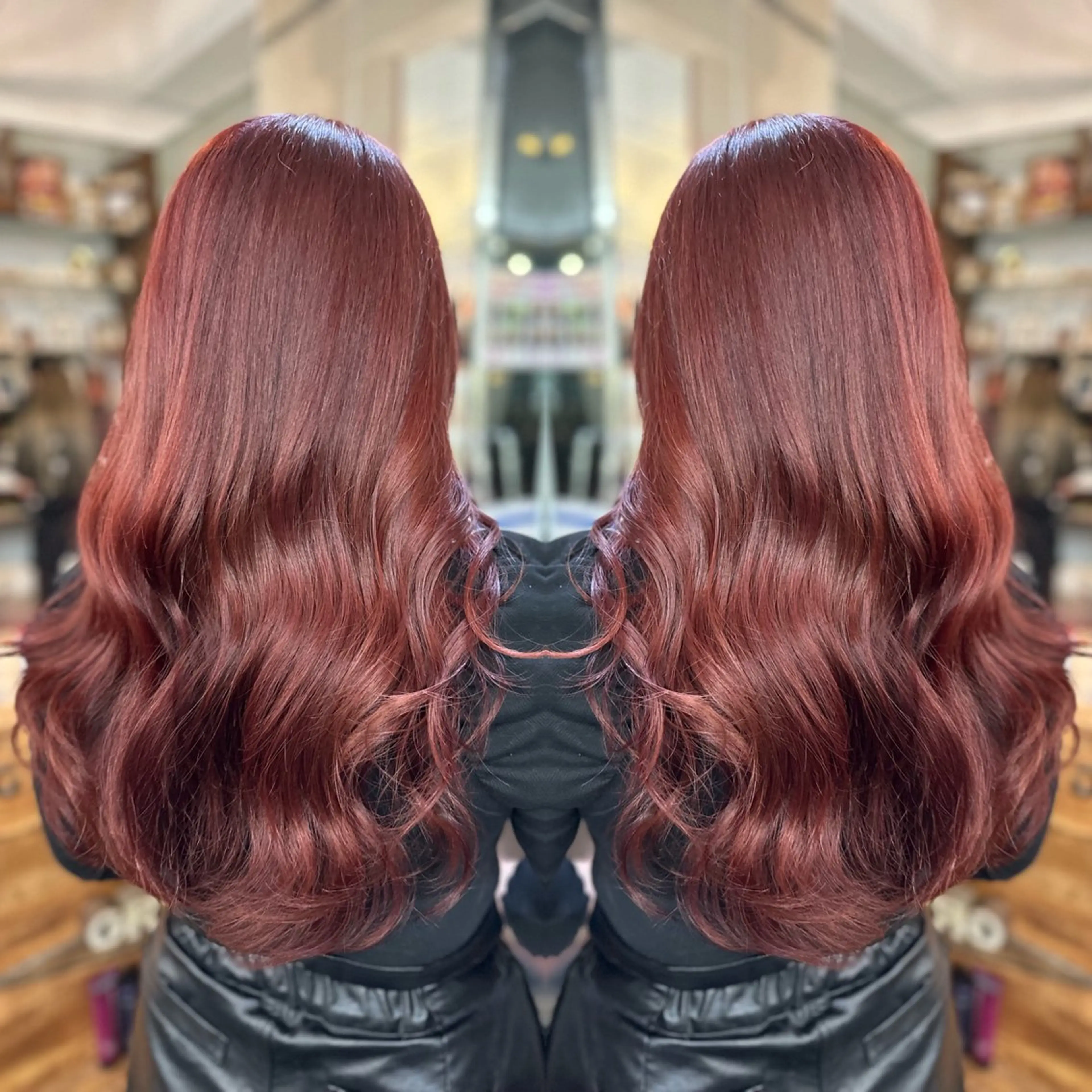 ロング カラー ハイライト/レイヤー /ハイトーン/AOIのヘアスタイル