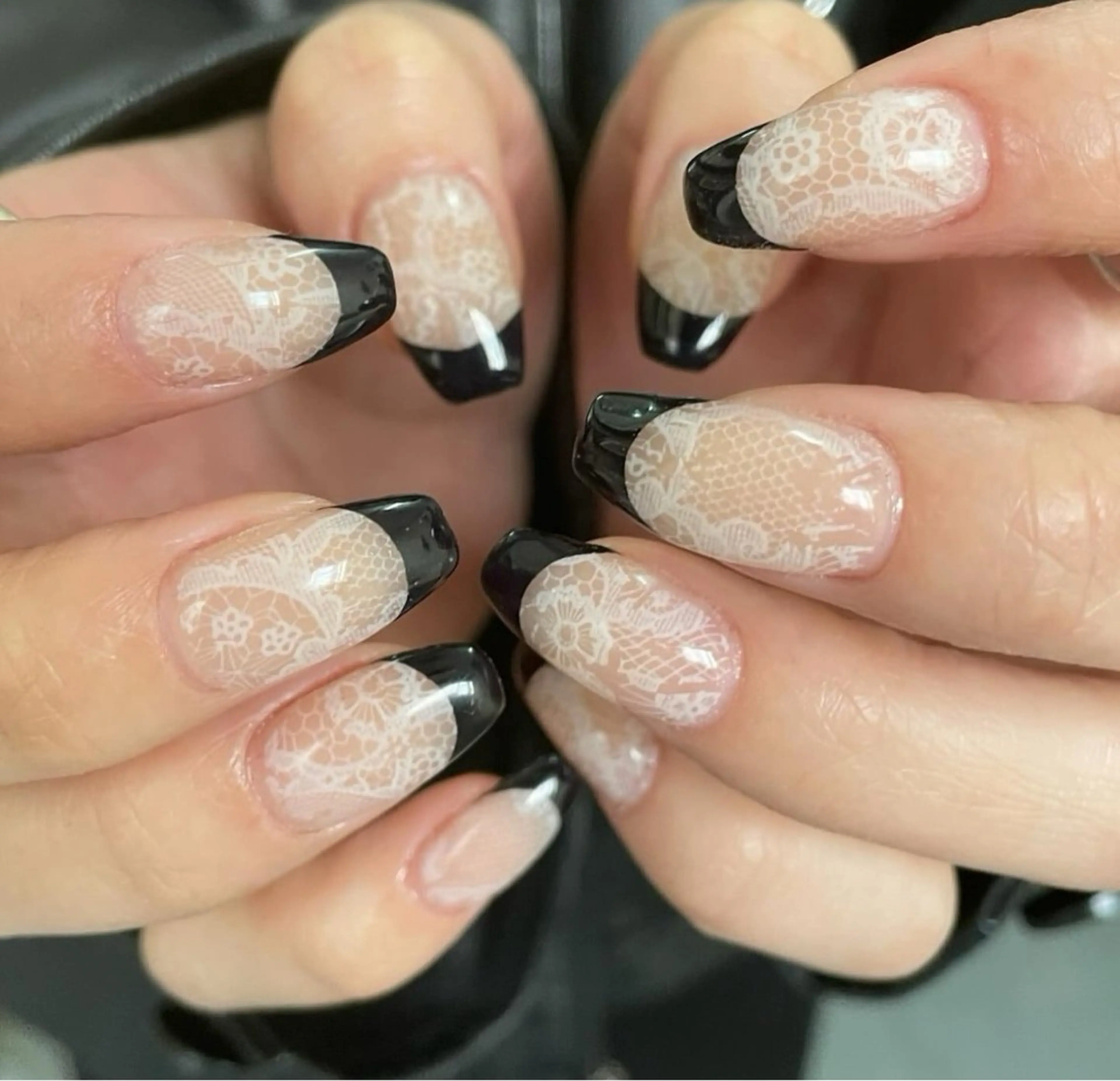 ネイル レース ハンドネイル MAO ‪☆ 個性派 🪽のネイルデザイン