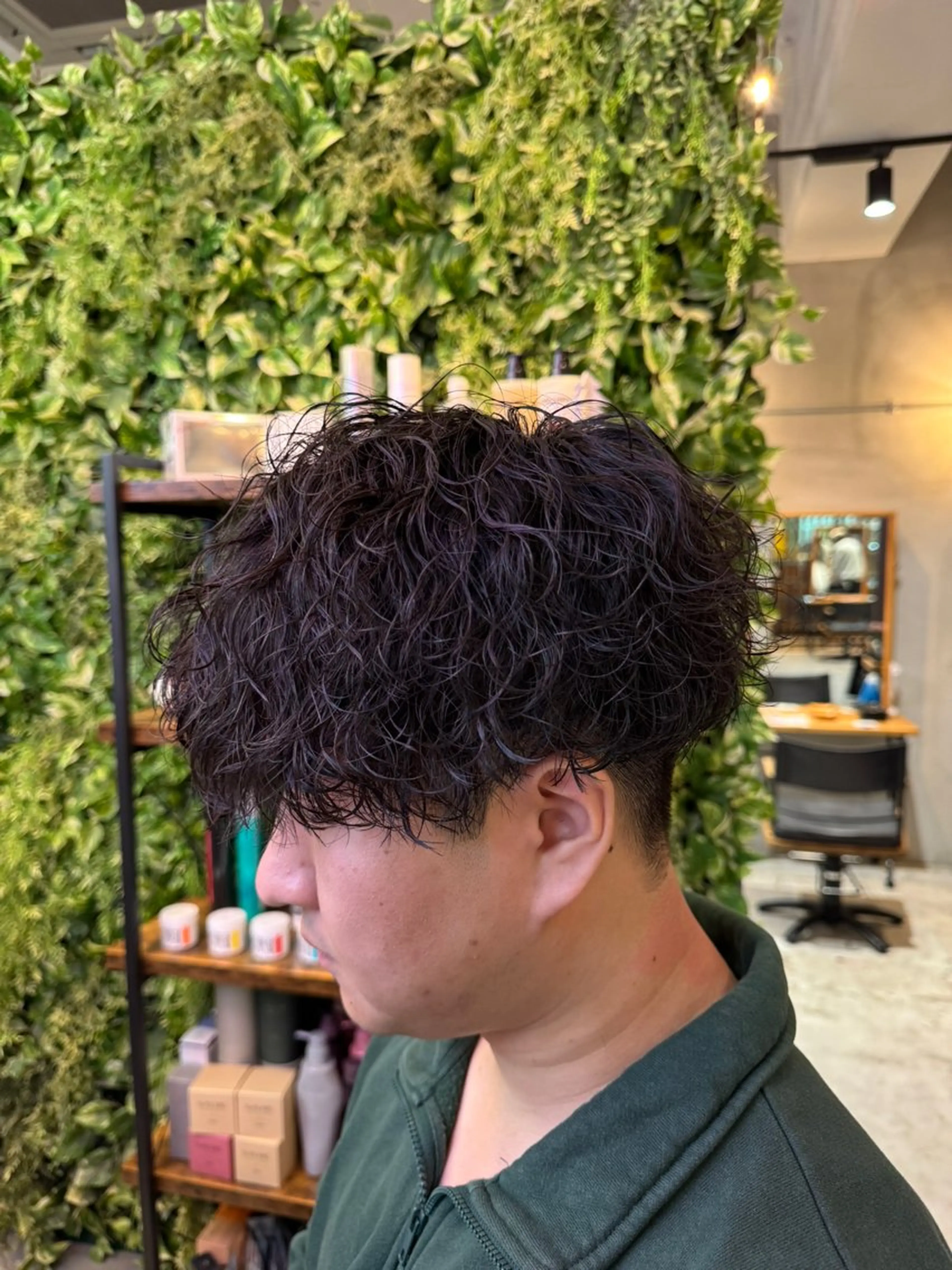 メンズ パーマ 透明感カラー/ 艶カラー/将生のヘアスタイル