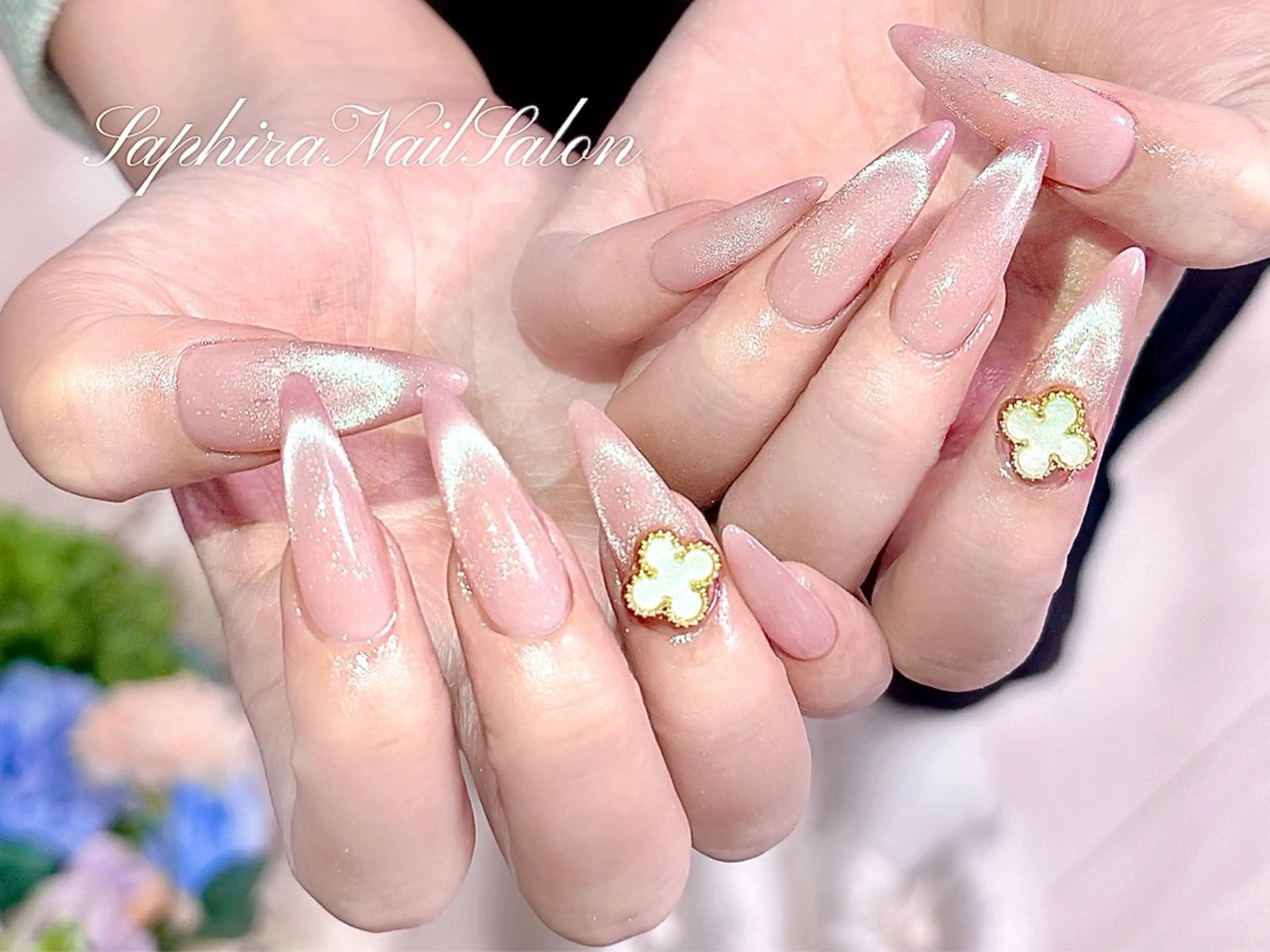 カラー ハンドネイル Saphiraネイル サロン錦糸町のネイルデザイン