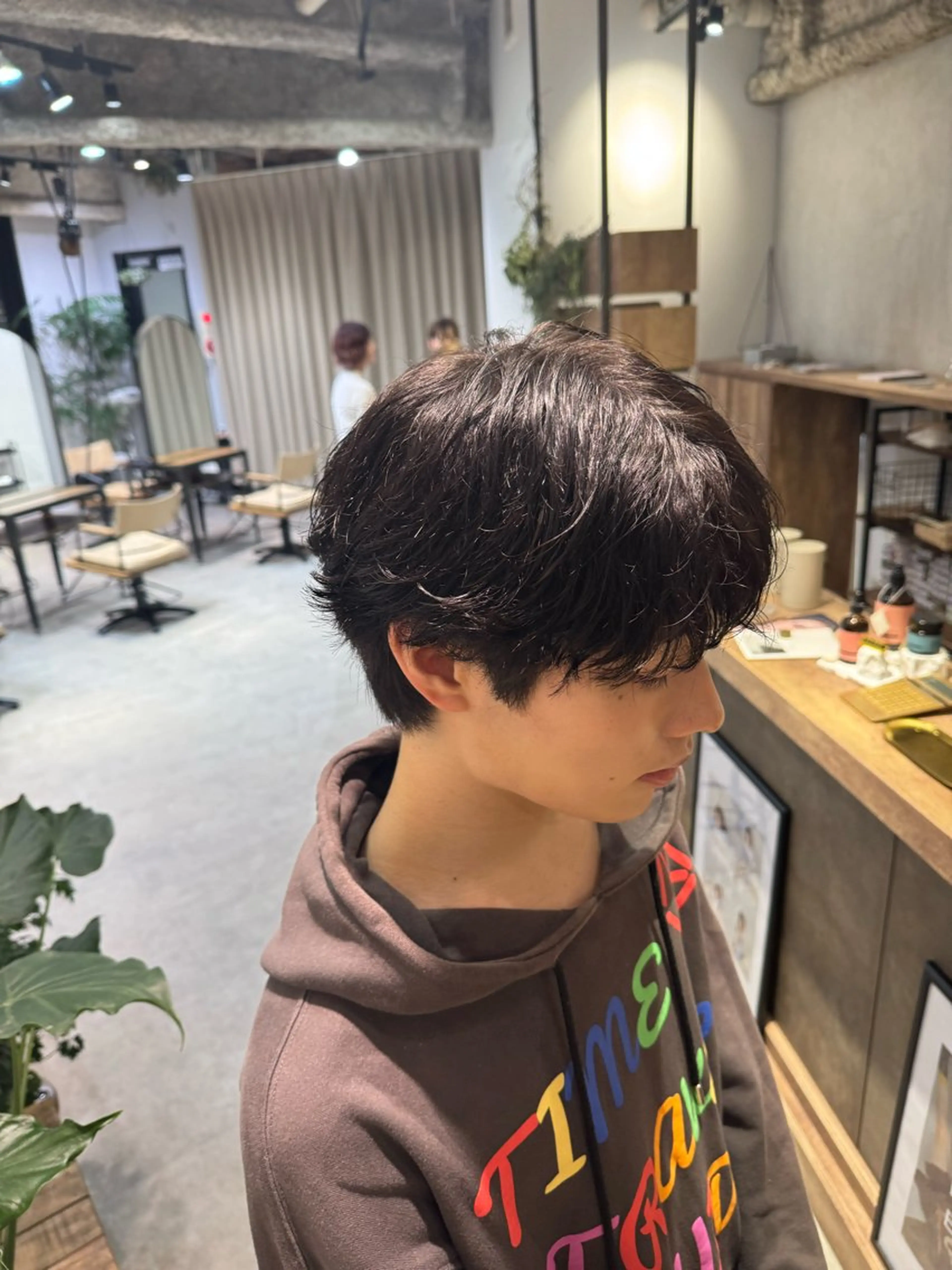 パーマ メンズ カット パーマ シャドウパーマ No.1うえちりくのヘアスタイル