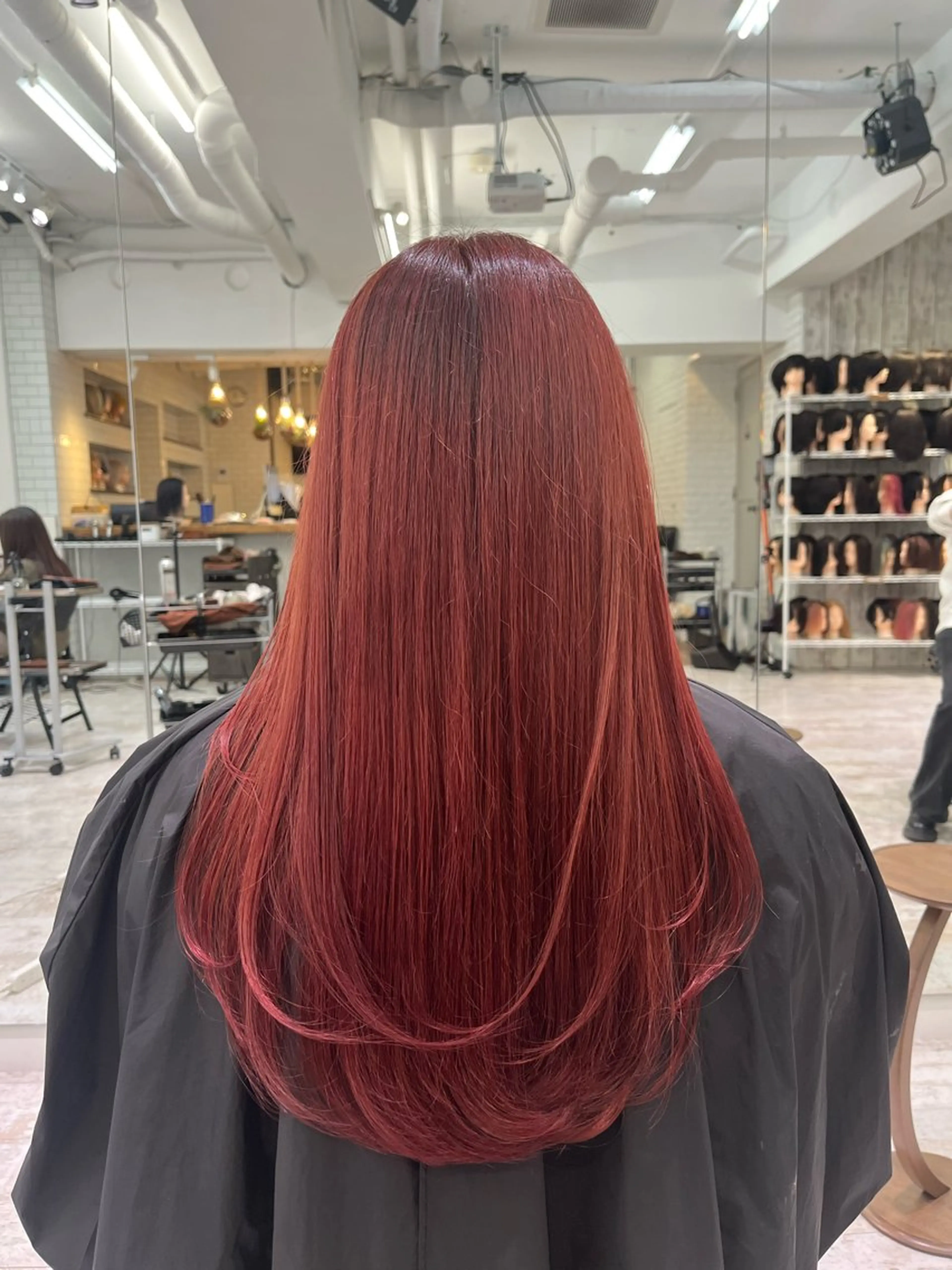 ロング 安達 祥生のヘアスタイル