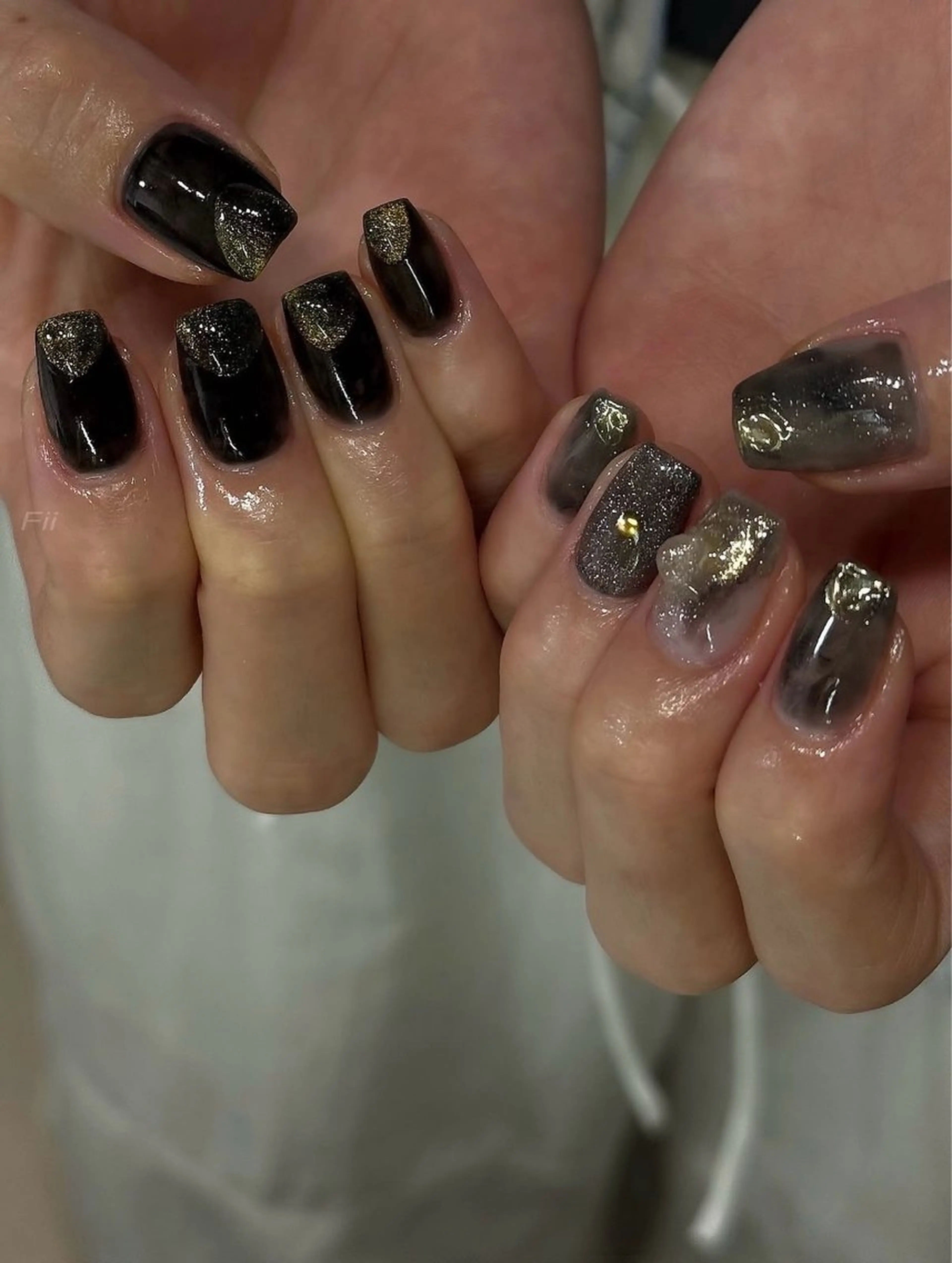 ネイル ニュアンスネイル 本町ネイルサロン Fiiのネイルデザイン