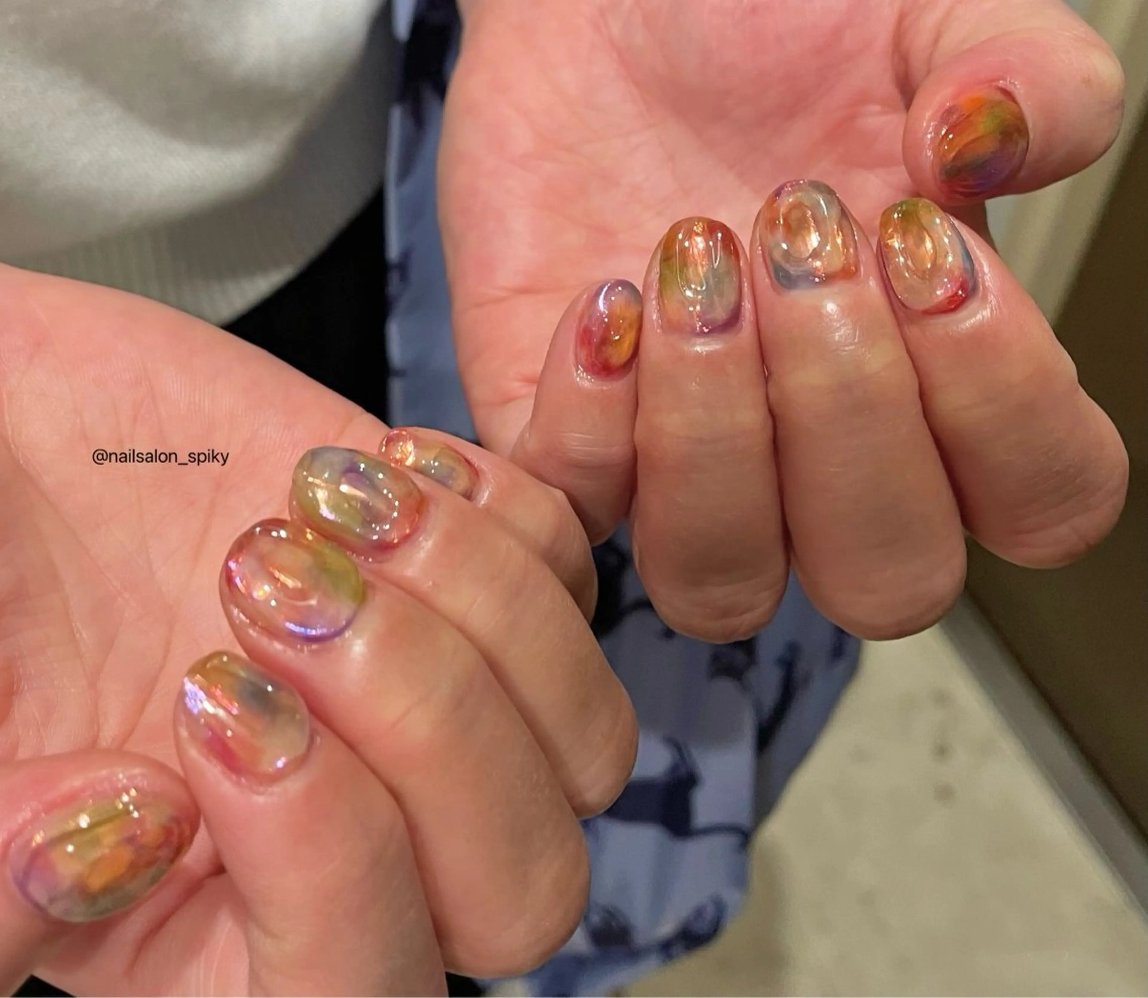 ネイル Spiky とうげ ふうかのネイルデザイン