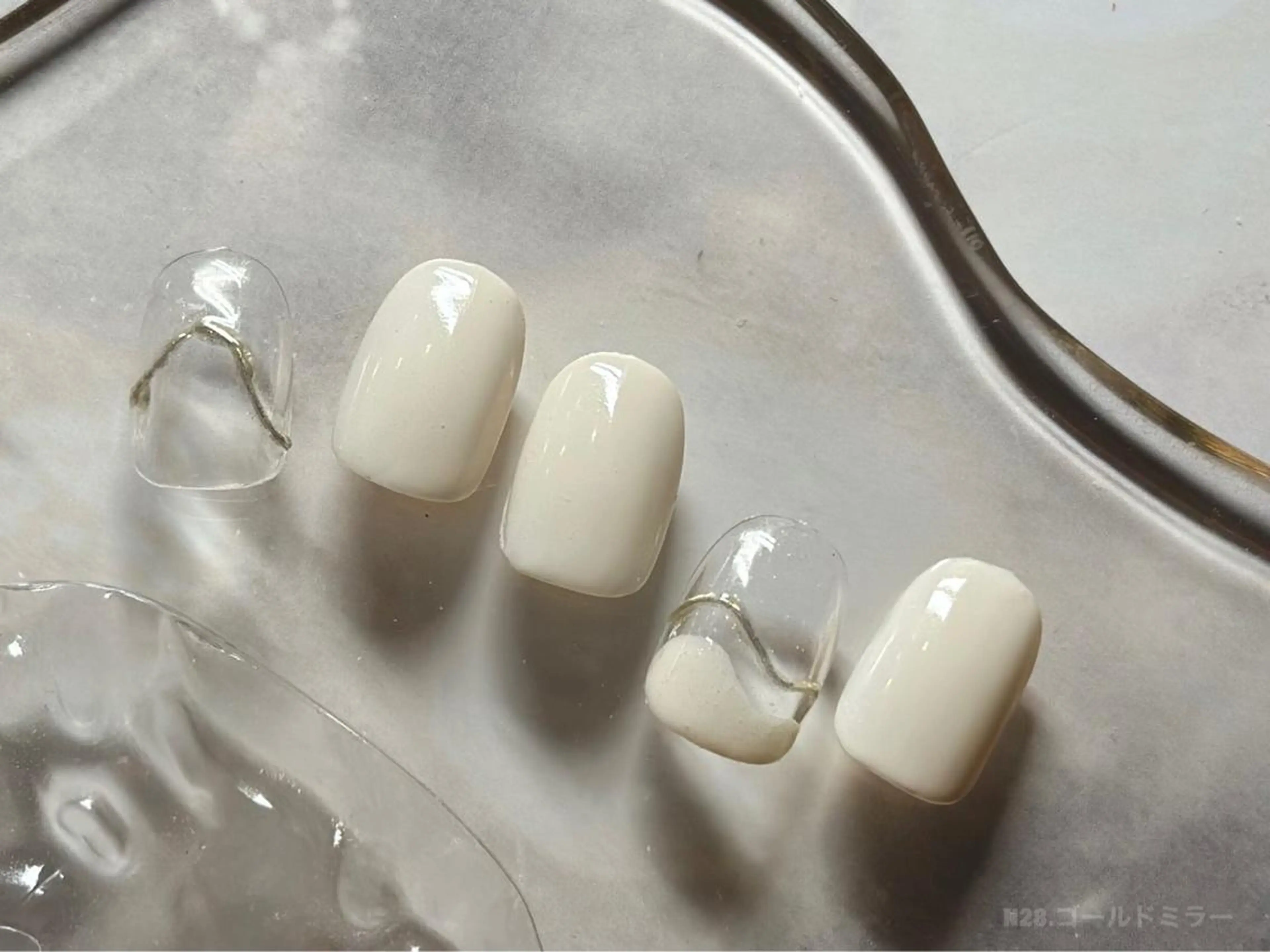 ネイル シンプルネイル 悦田joieange 京橋店のネイルデザイン