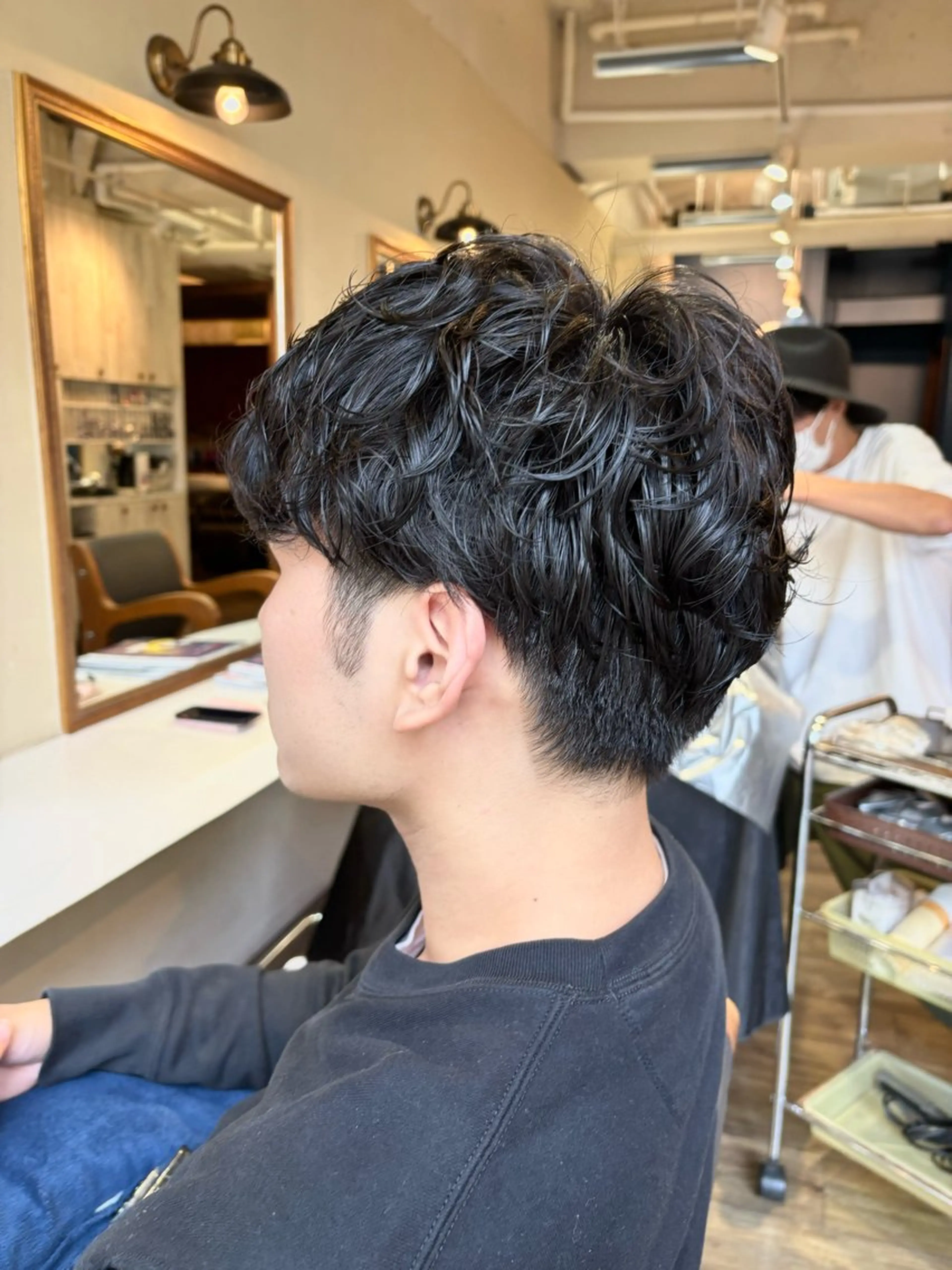 パーマ メンズ カット パーマ 垂見 侑哉のヘアスタイル