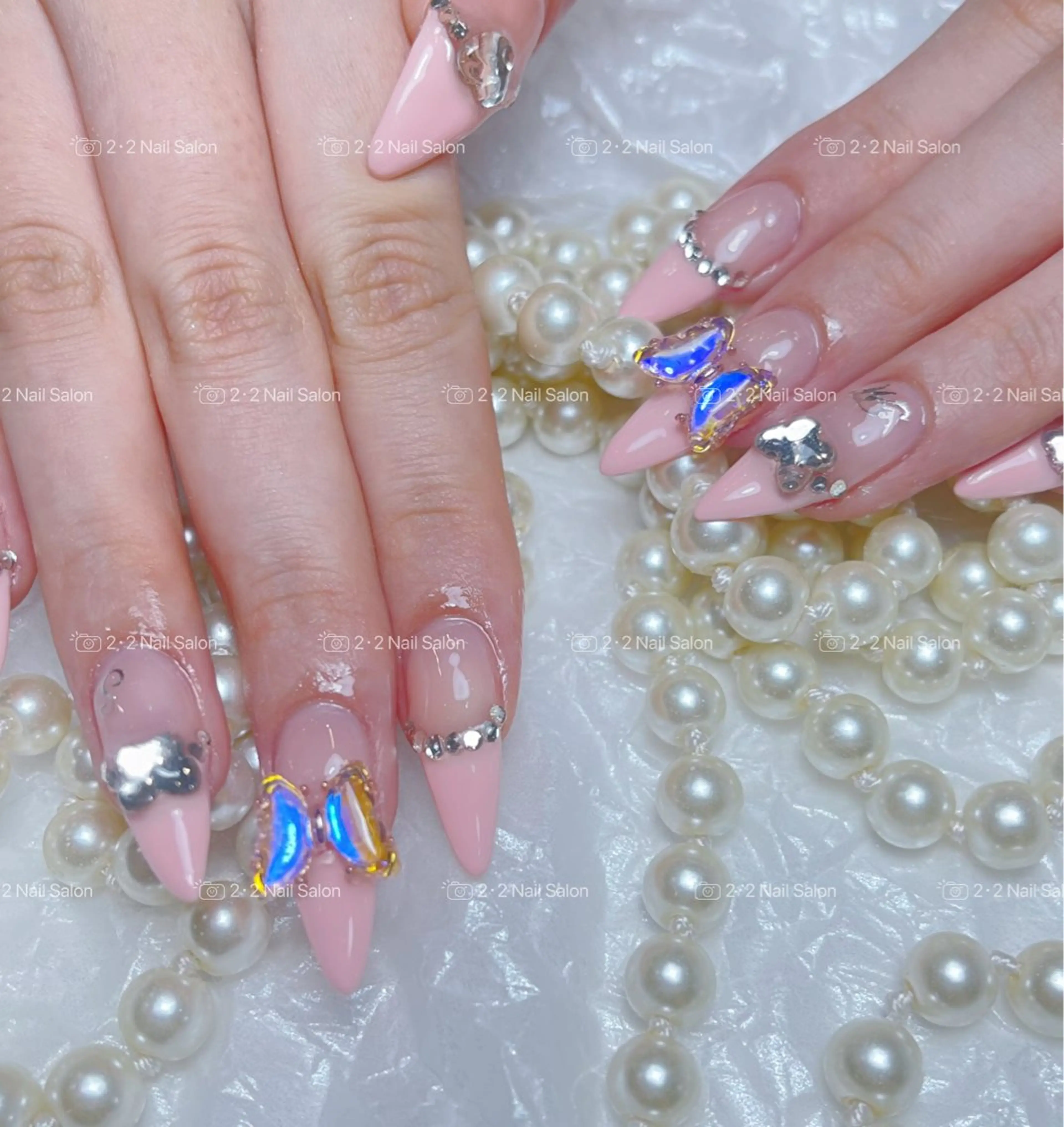 ネイル Rainrain💧 パーツ豊富、やり放題のネイルデザイン