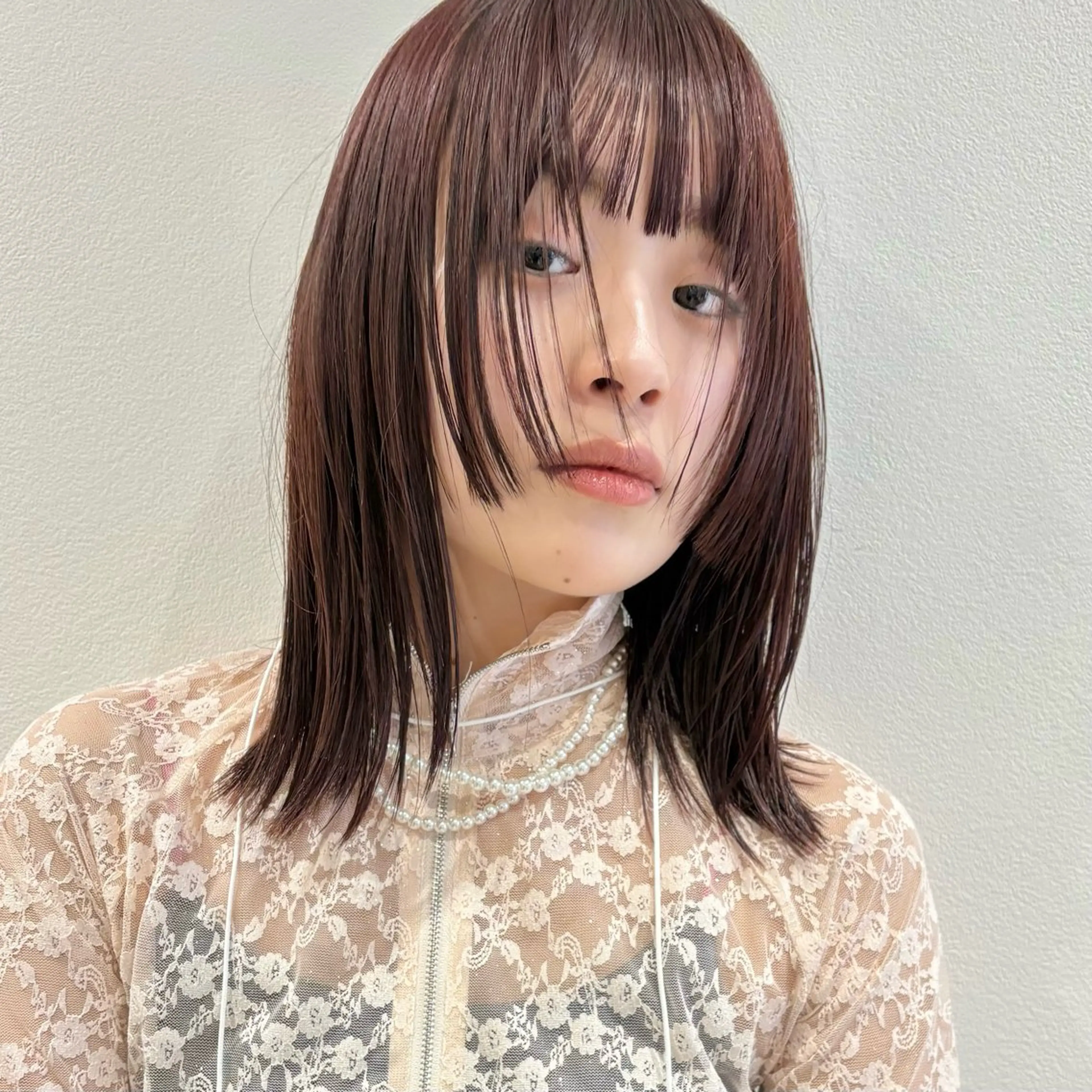 🥮暖色カラー＋似合わせカット＋内部tr🥮  【ボブ/レイヤー/顔周り/小顔/前髪/韓国/透明感カラー/下北沢】の写真