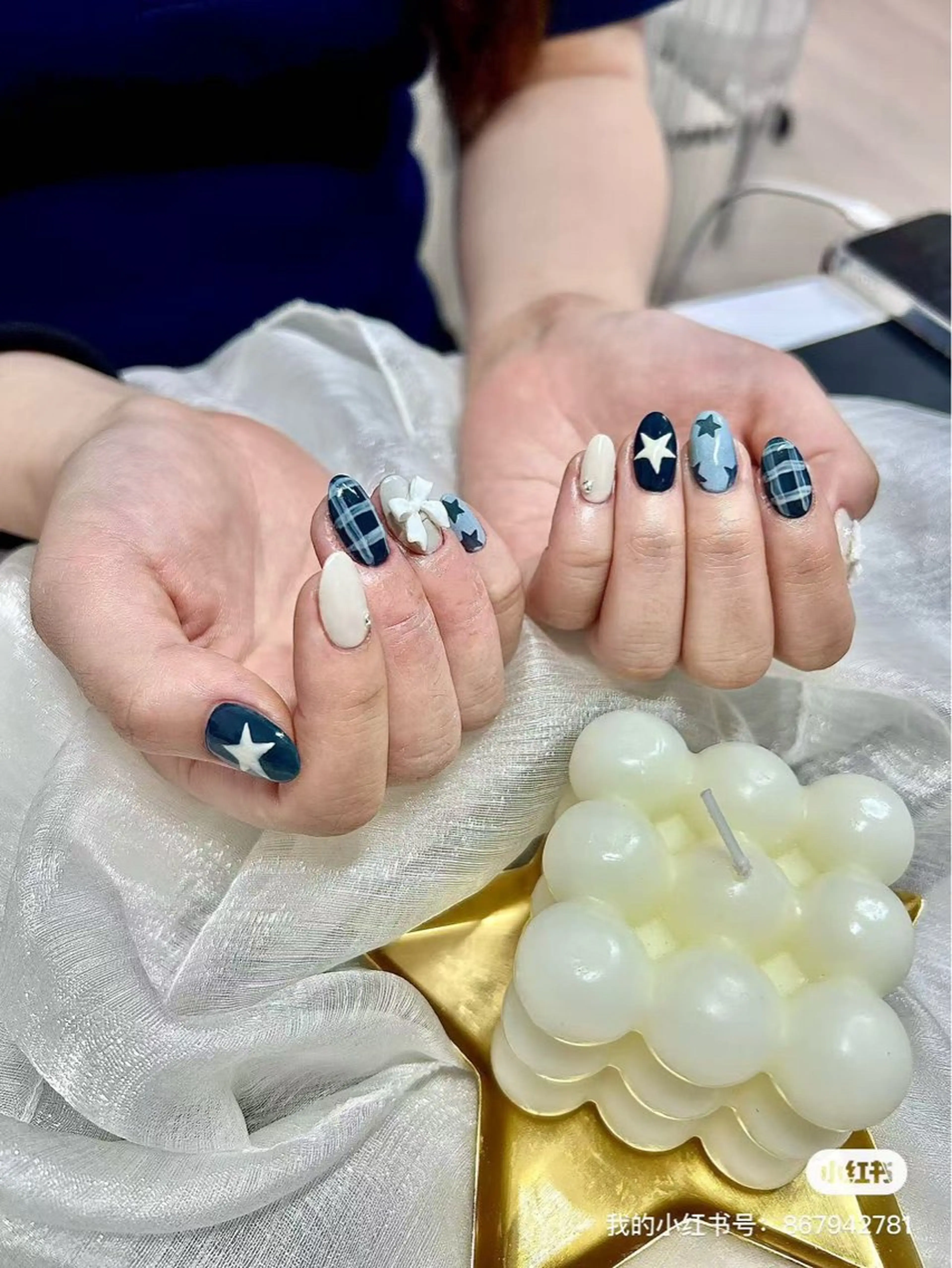ネイル スカルプネイル シンプルネイル Lu nailsalonのネイルデザイン