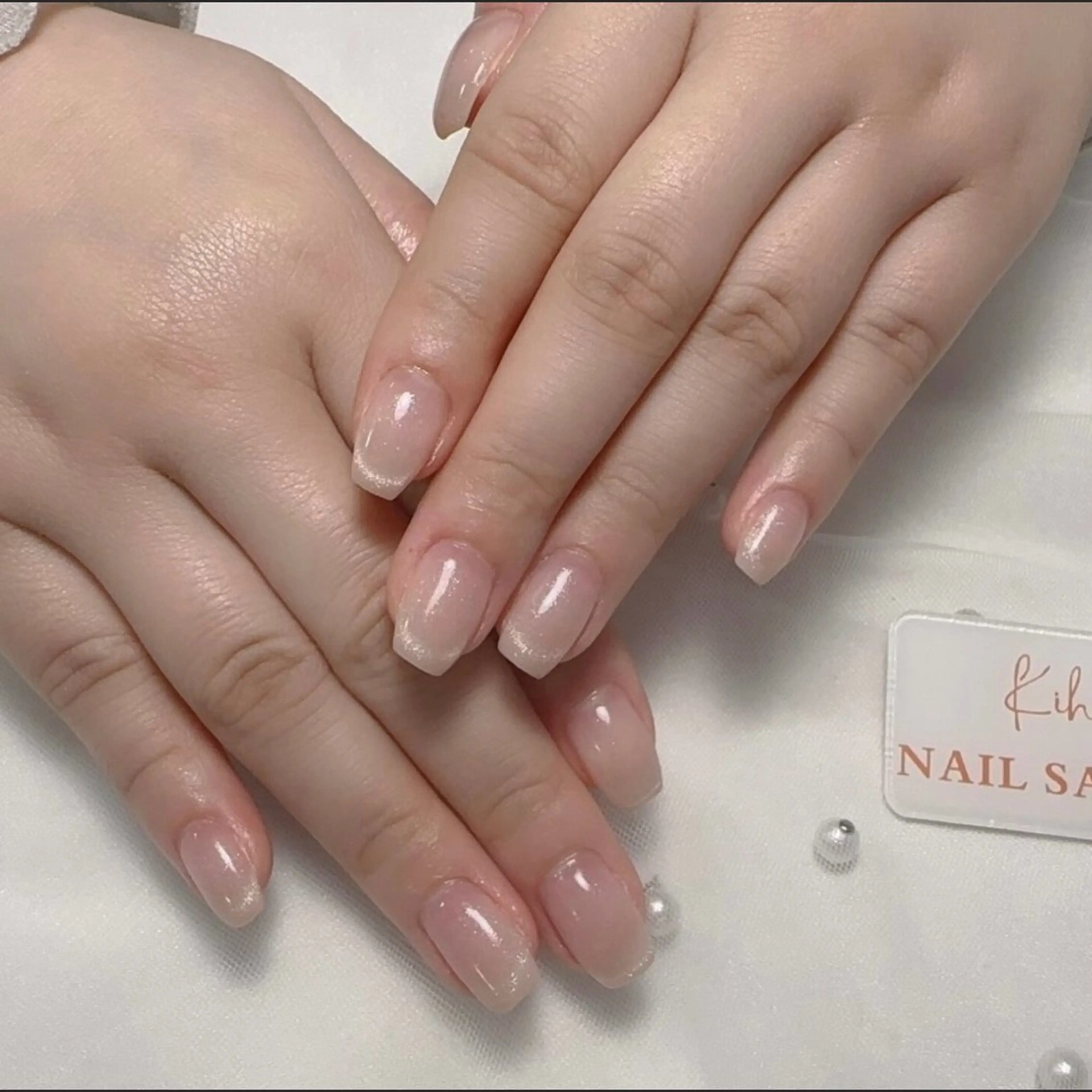 ネイル アートネイル フレンチネイル ジェルネイル グラデーション 韓国ネイル ハンドネイル ハンドケア さくら💮💮 【オフ無料】のネイルデザイン