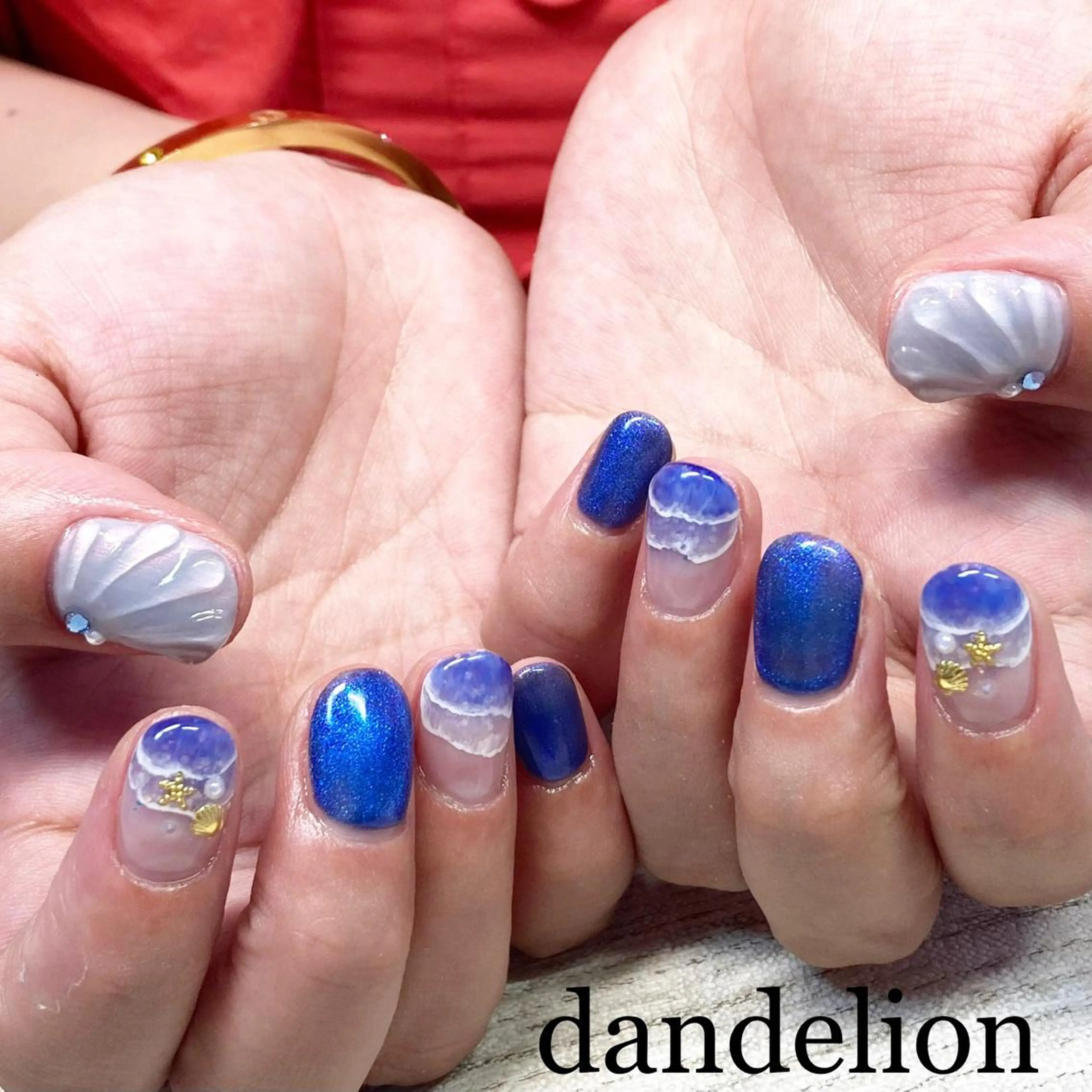 ネイル ハンドネイル ハンドケア dandelion ダンデライオンのネイルデザイン